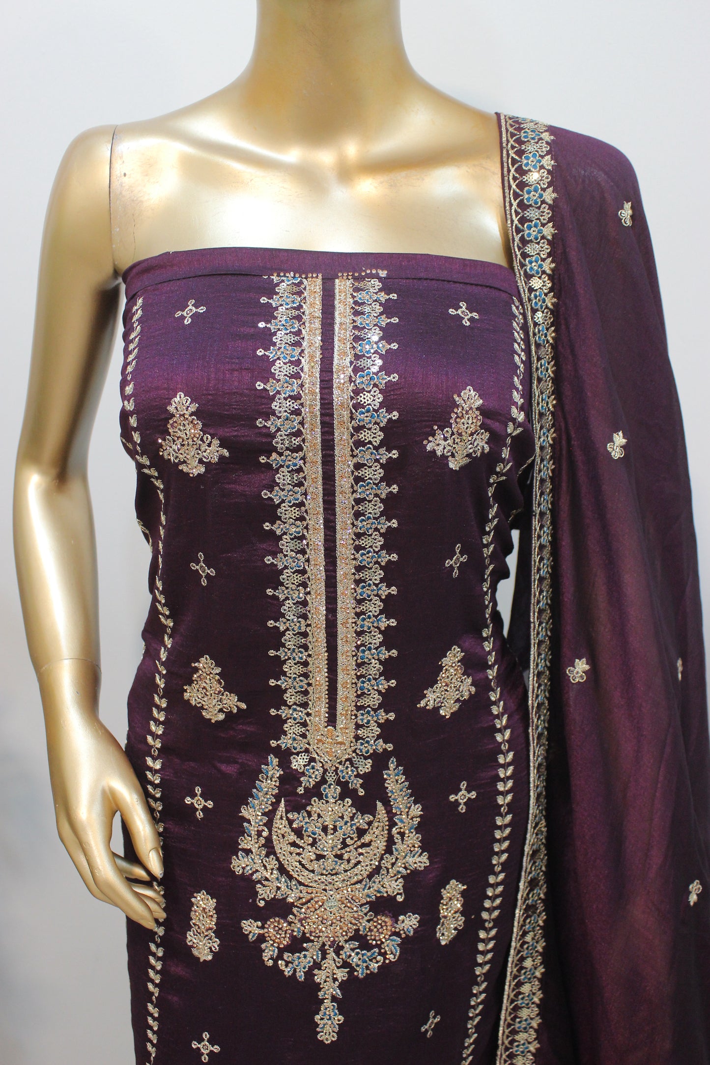 ✨ Maria B S/K – Unstitched Elegance