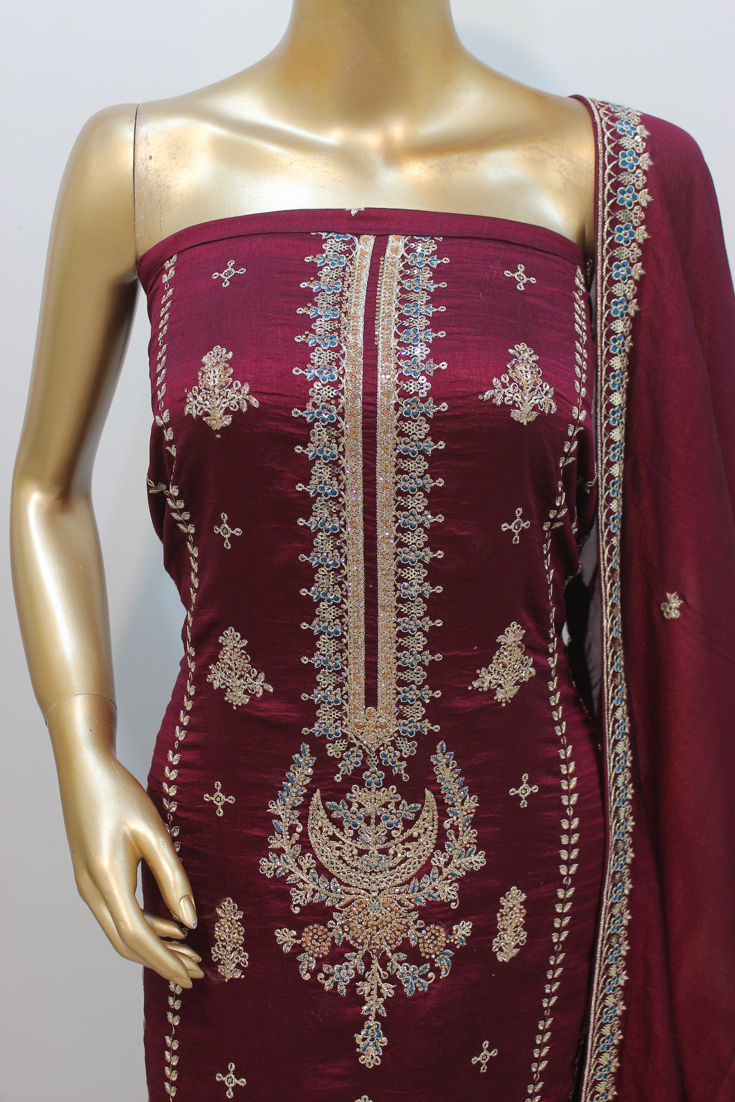 ✨ Maria B S/K – Unstitched Elegance