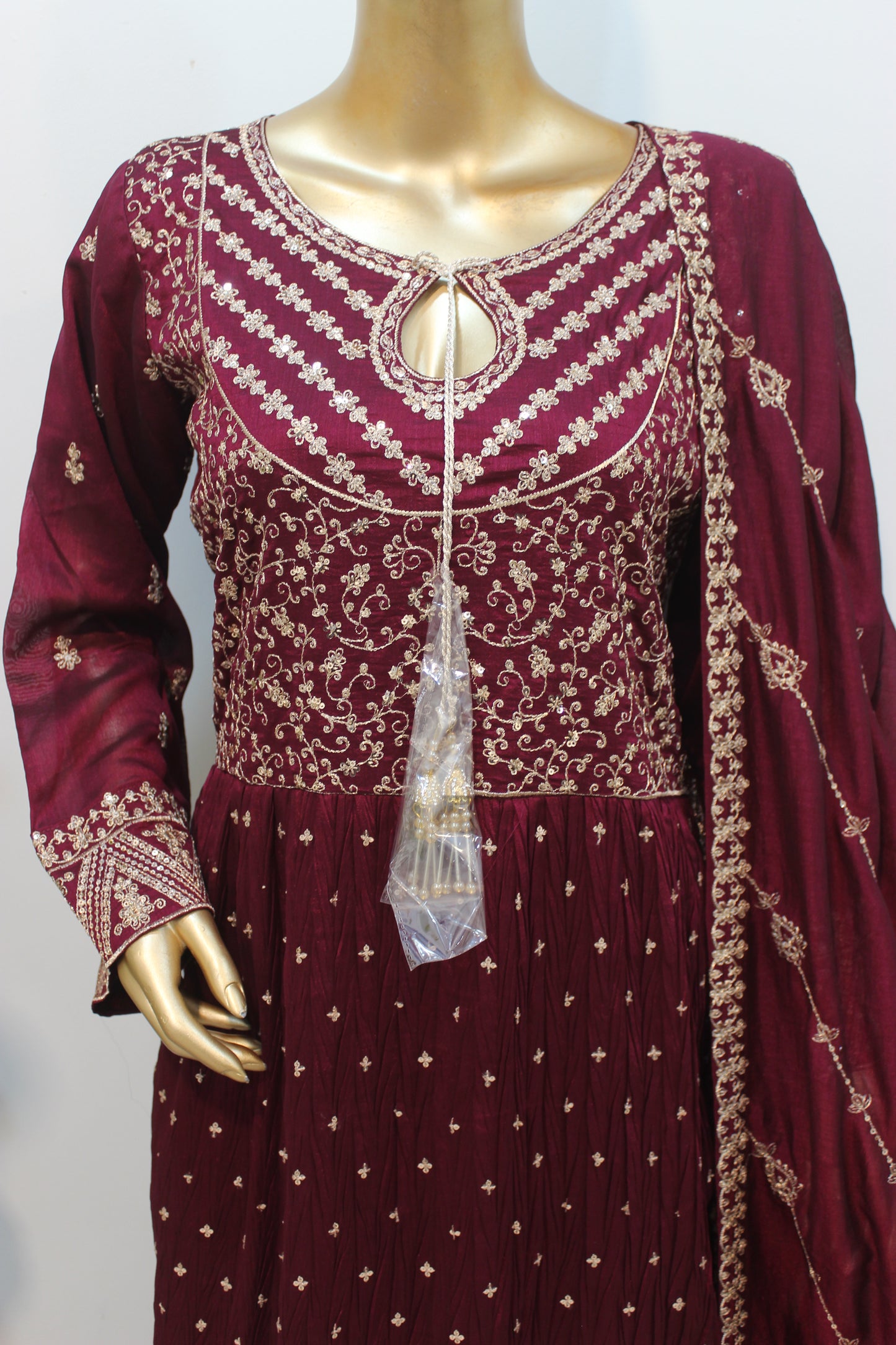 ✨ Chun Patti Lehenga – Signature Elegance in Raw Silk