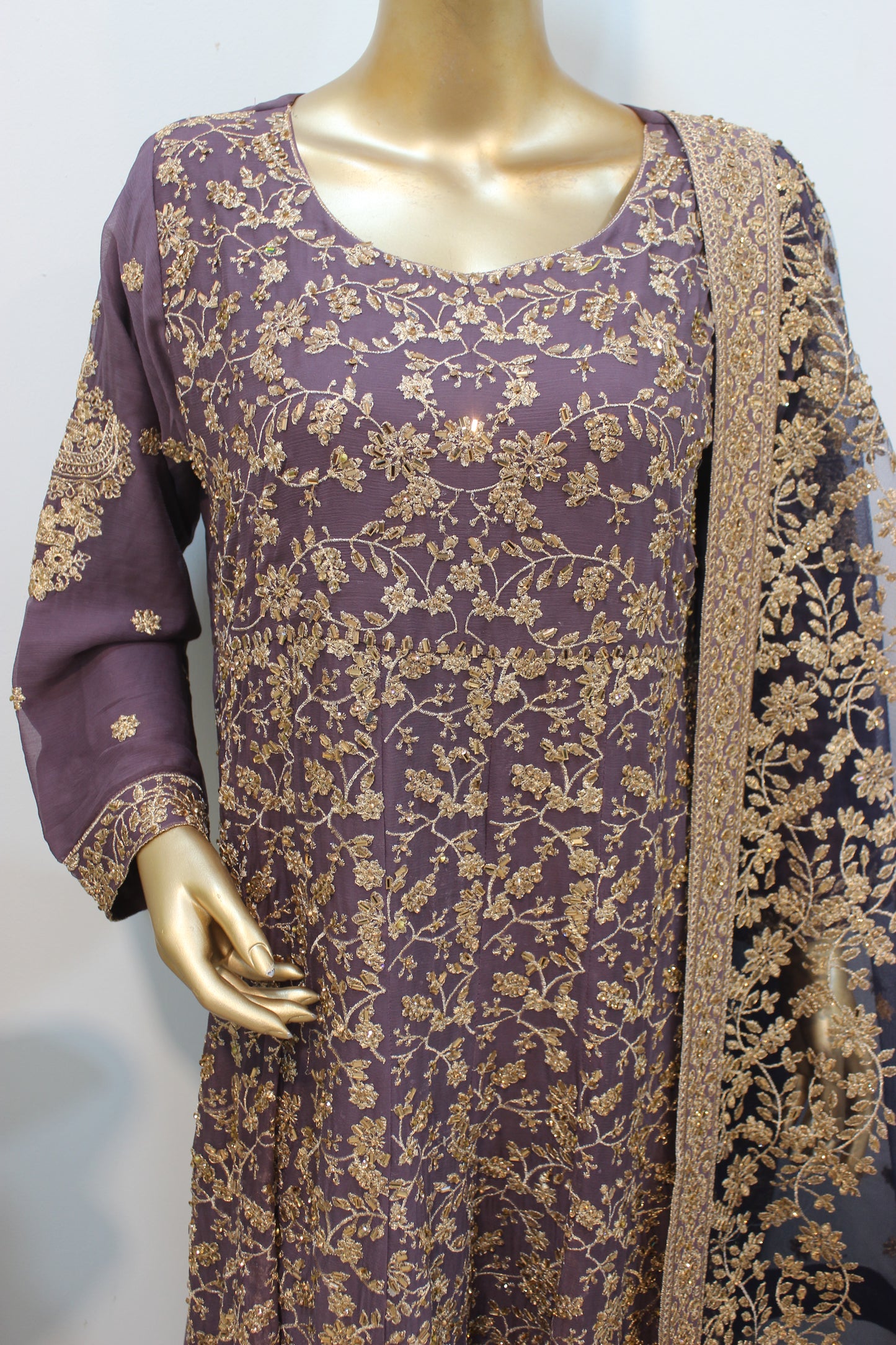Jhankar Maxi ✨ Crinkle Chiffon Elegance