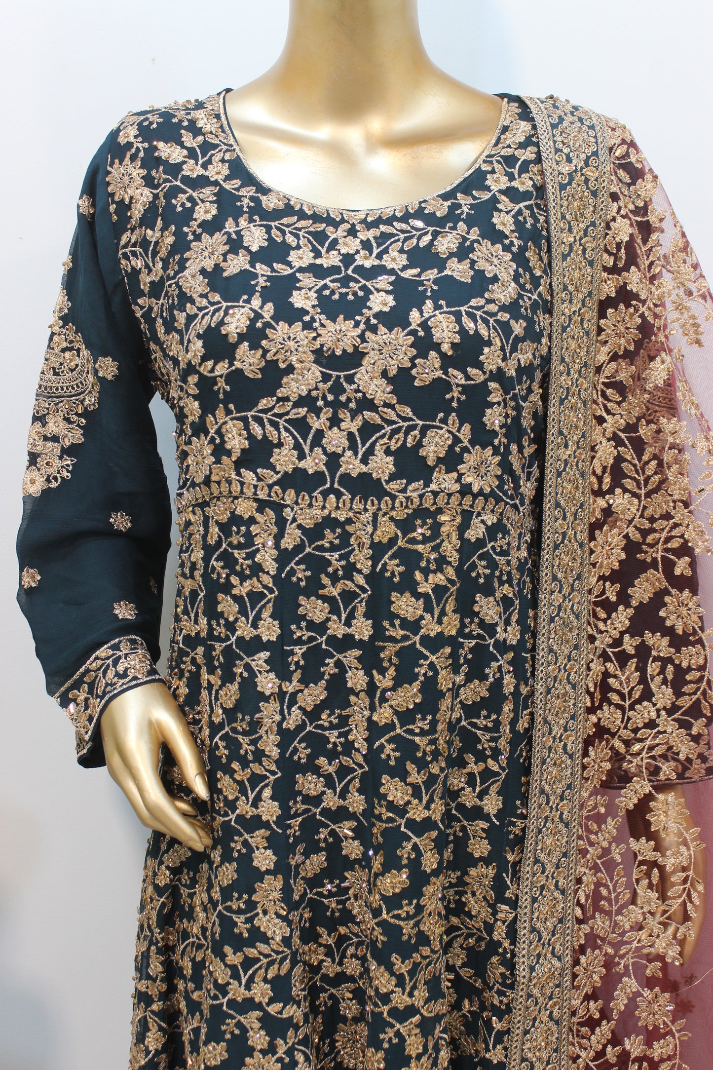 Jhankar Maxi ✨ Crinkle Chiffon Elegance