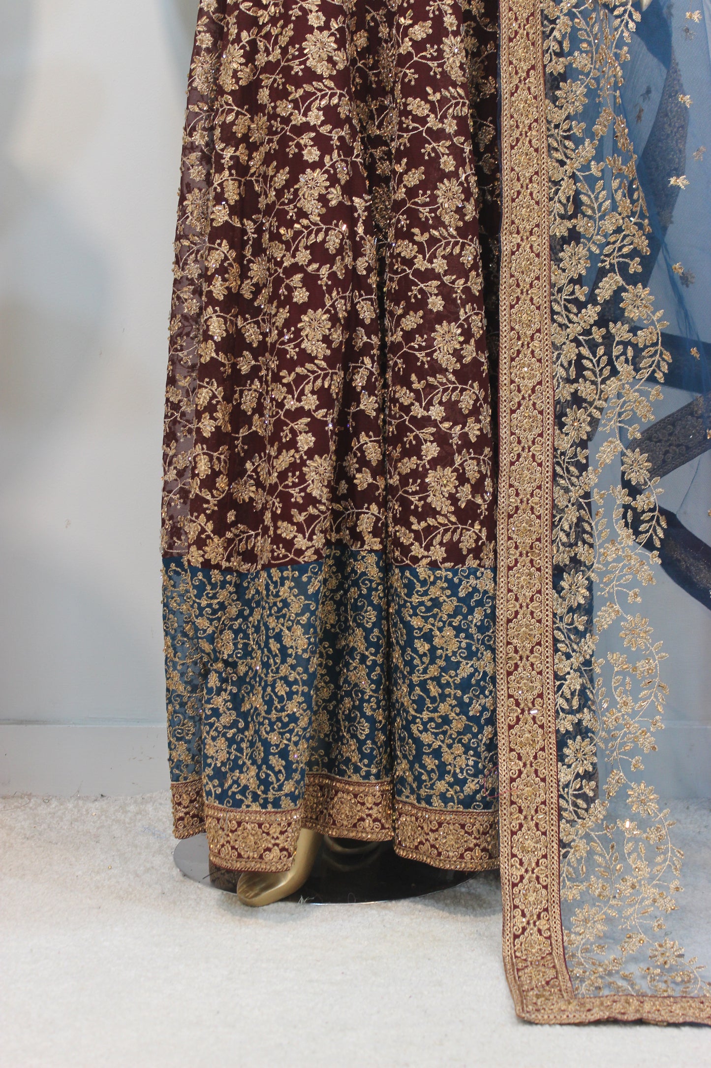 Jhankar Maxi ✨ Crinkle Chiffon Elegance