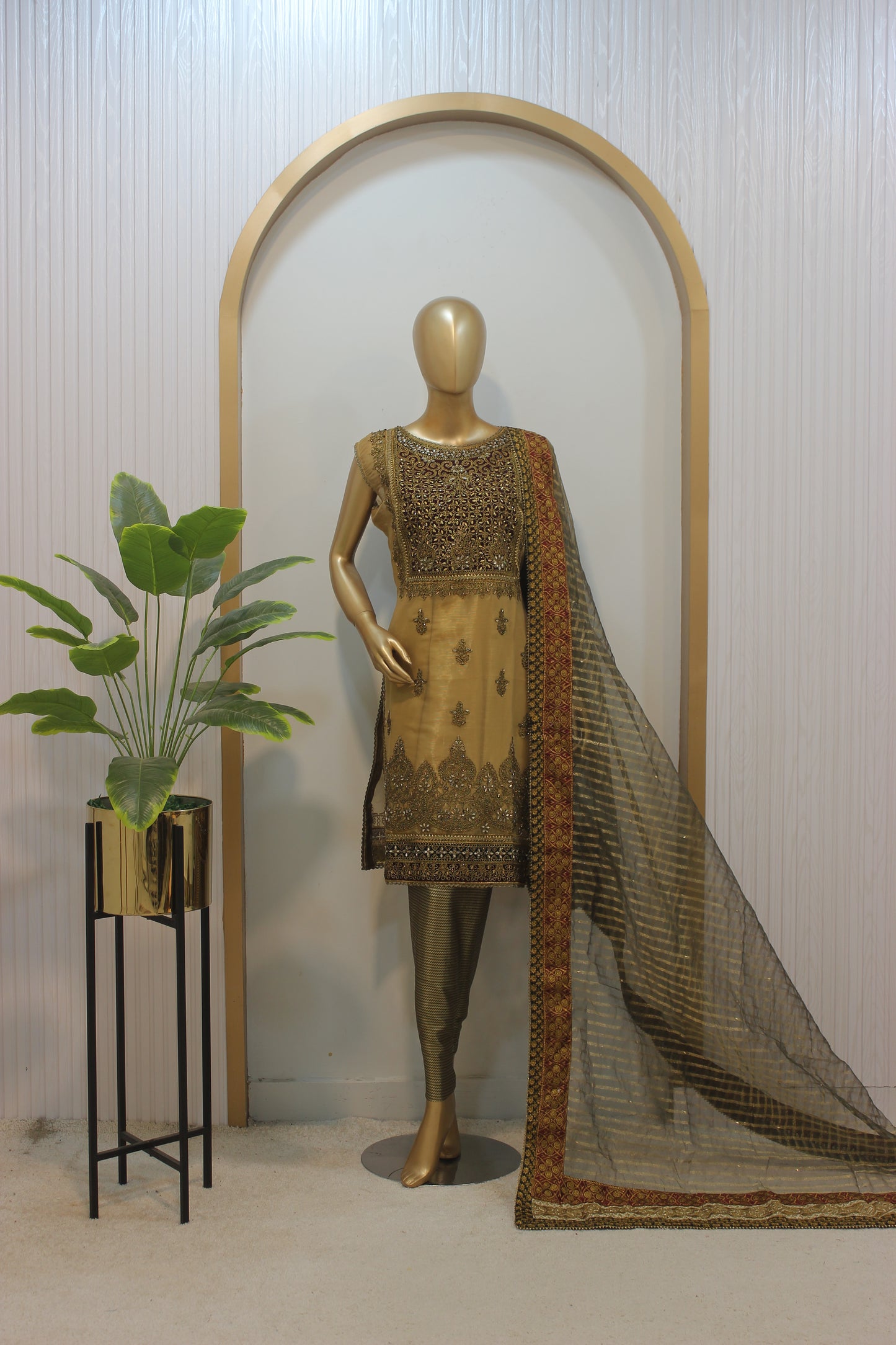 Mehsori Kurti β 3PC Semi-Stitched Signature Set