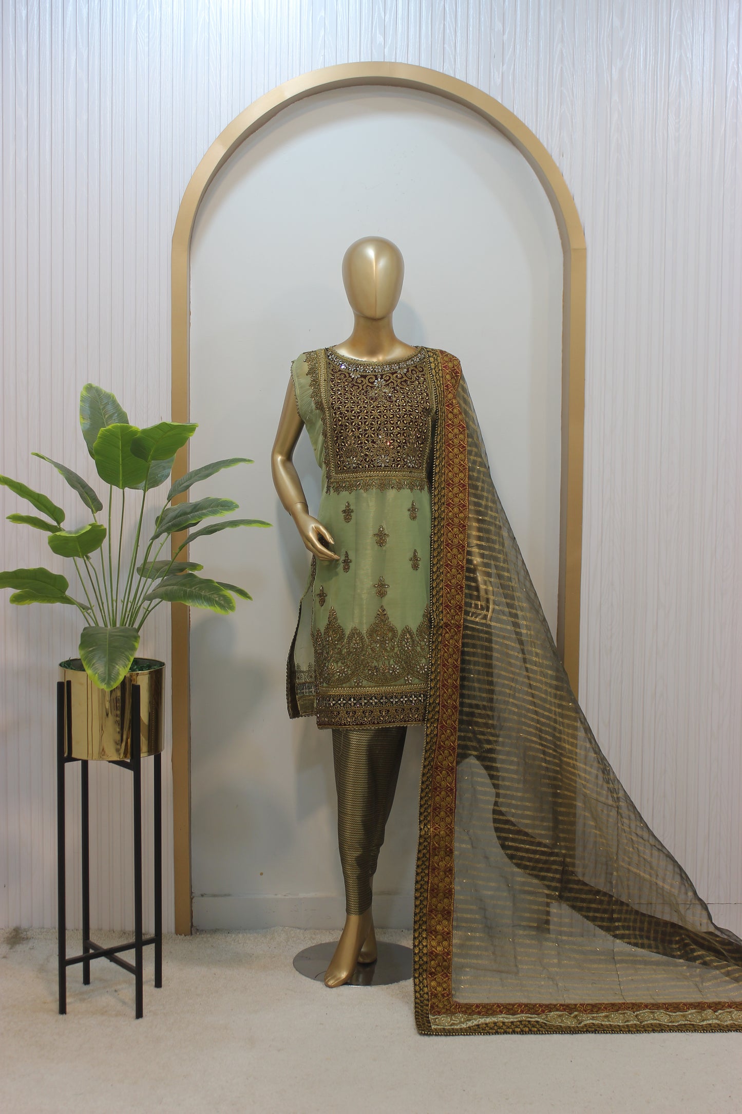 Mehsori Kurti β 3PC Semi-Stitched Signature Set