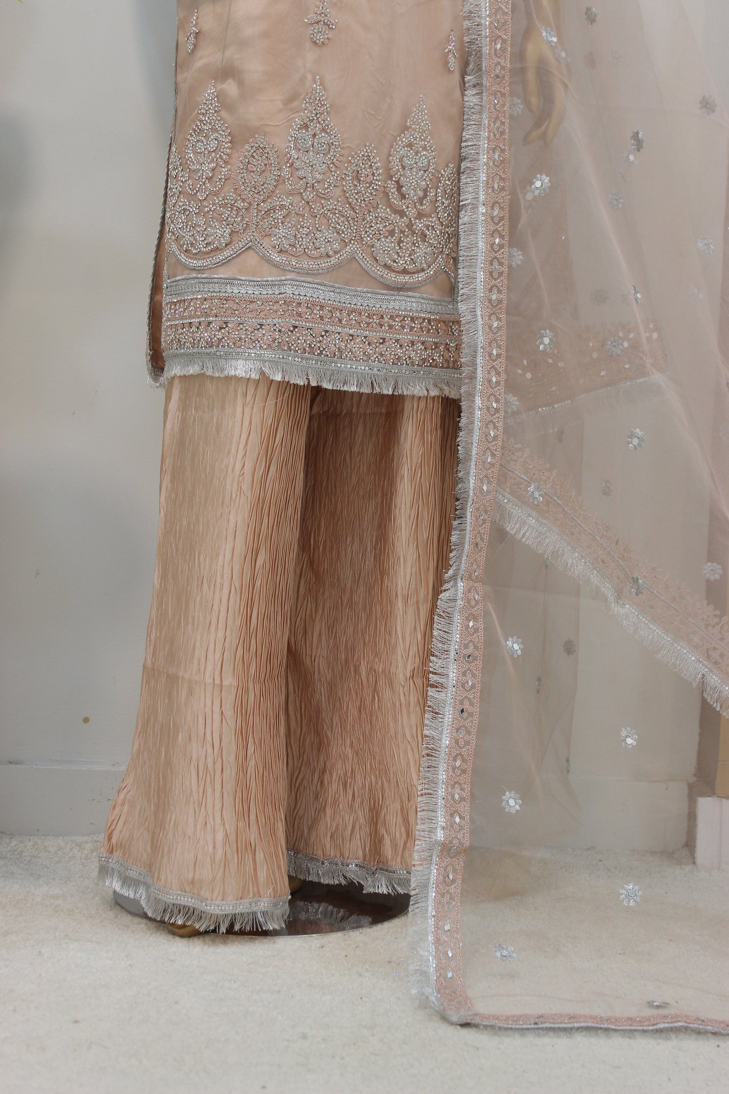 ✨ Hijar Plazo – 3PC Stitched
