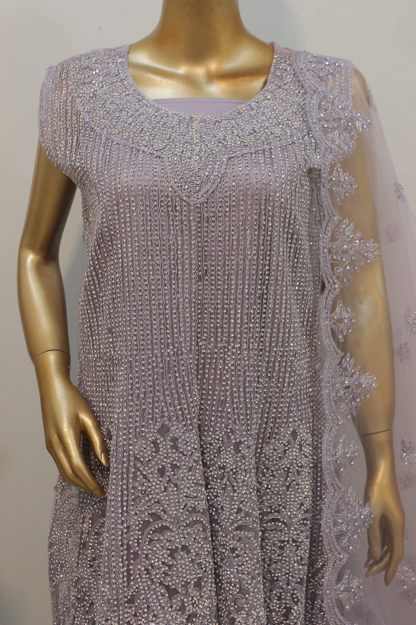 Jhalar Short Frock – 3PC Semi-Stitched Elegance