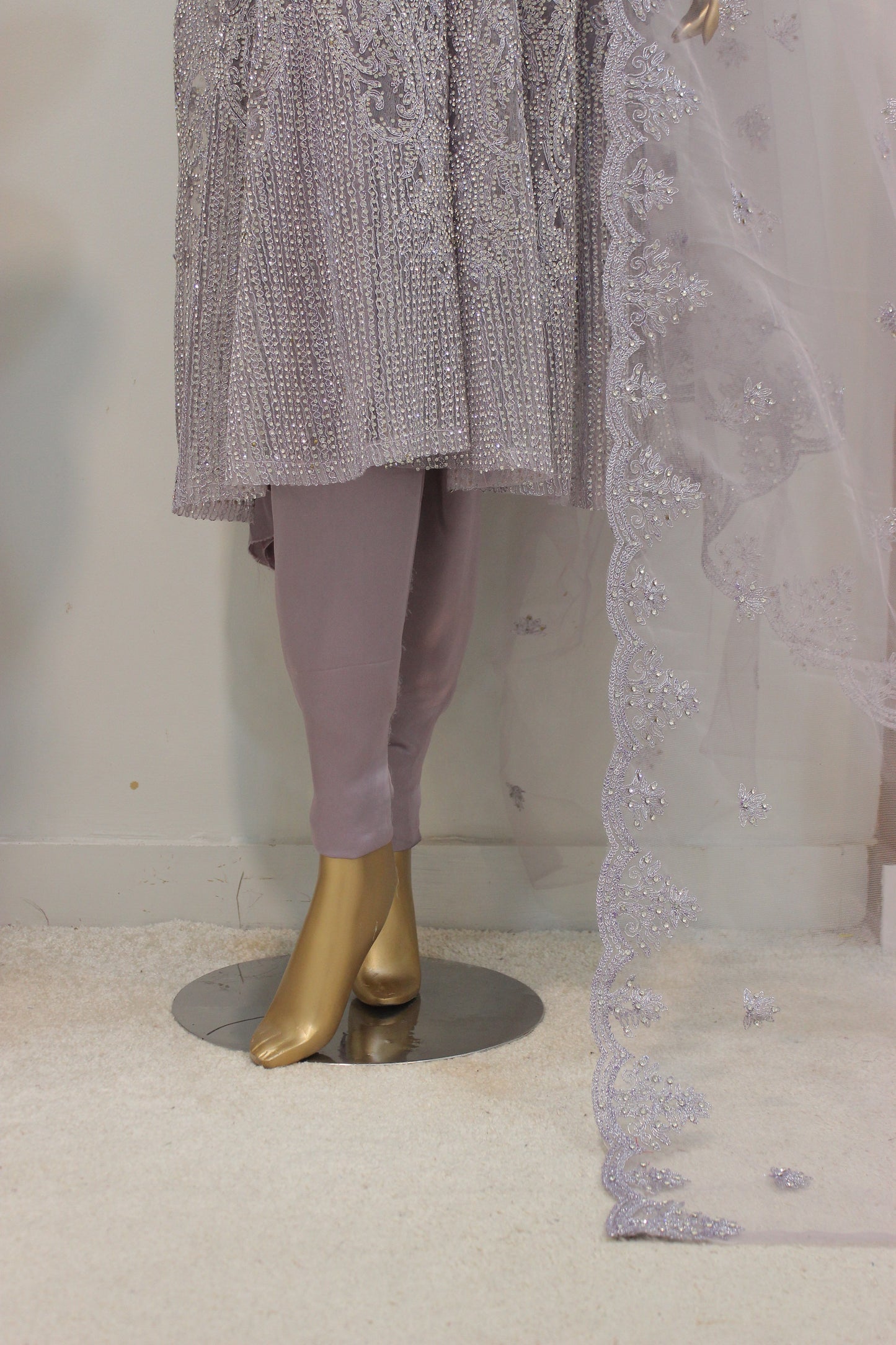 Jhalar Short Frock – 3PC Semi-Stitched Elegance