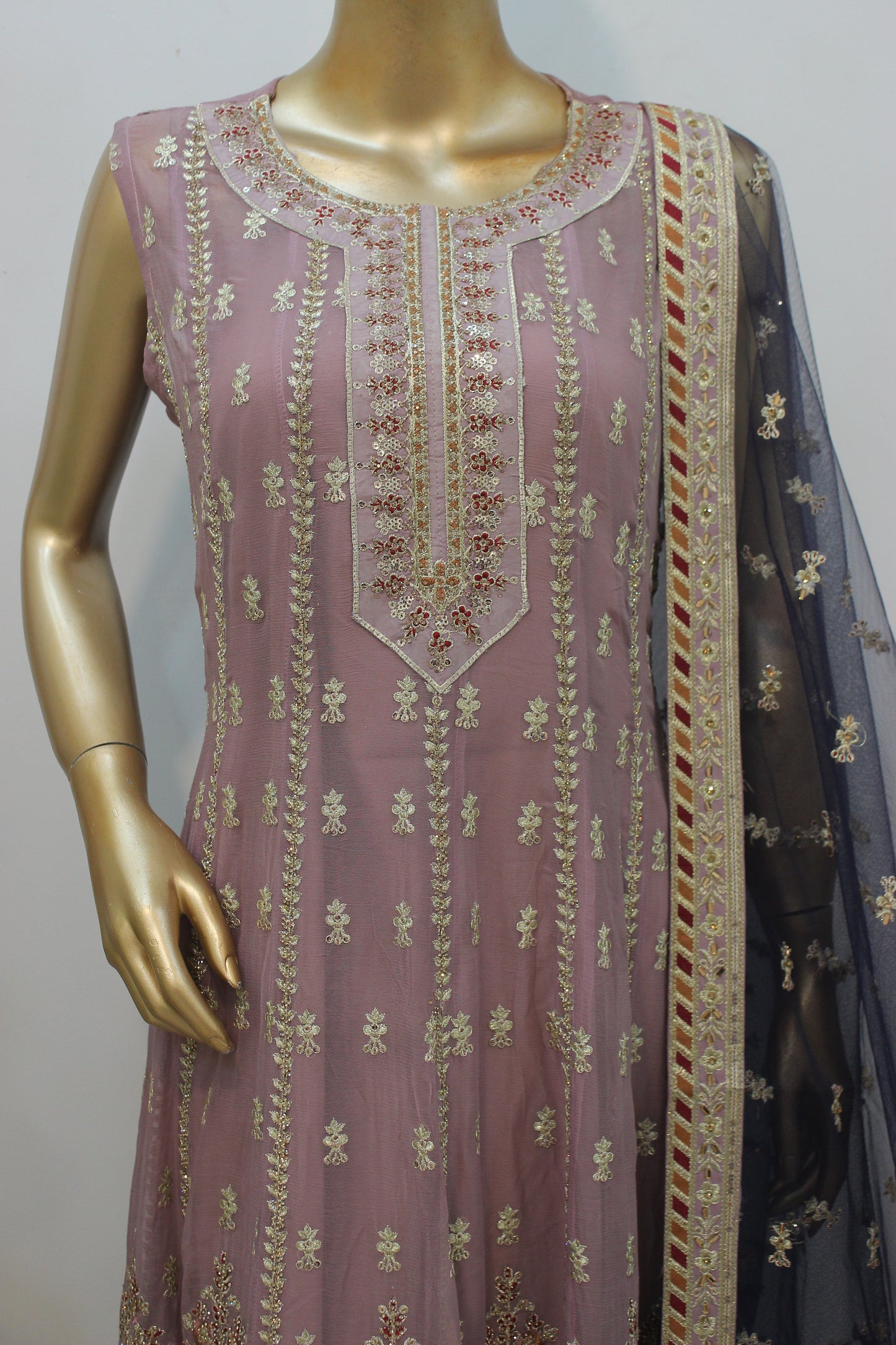 π Maria B Short Frock β 4PC Semi-Stitched π