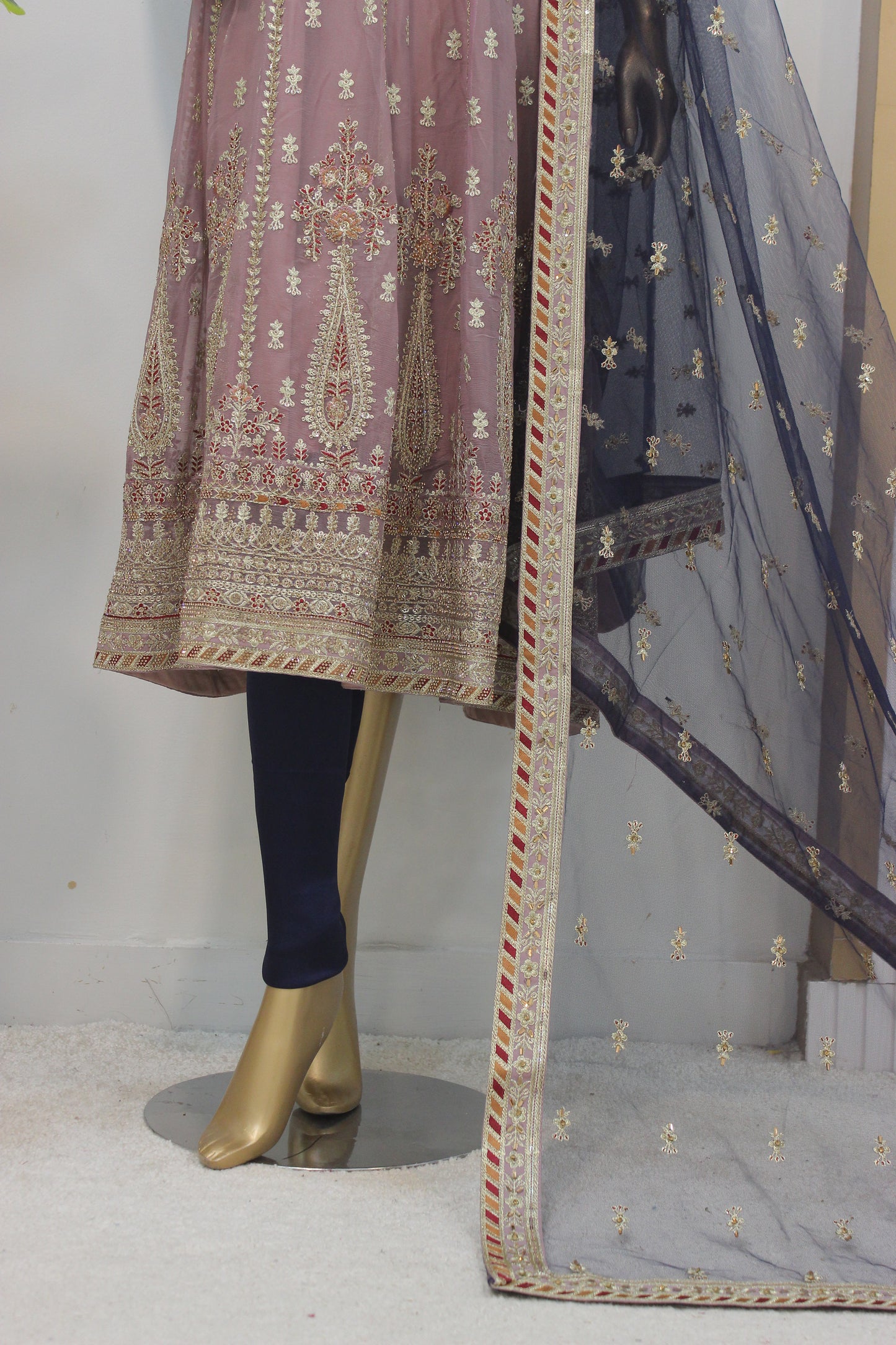 π Maria B Short Frock β 4PC Semi-Stitched π