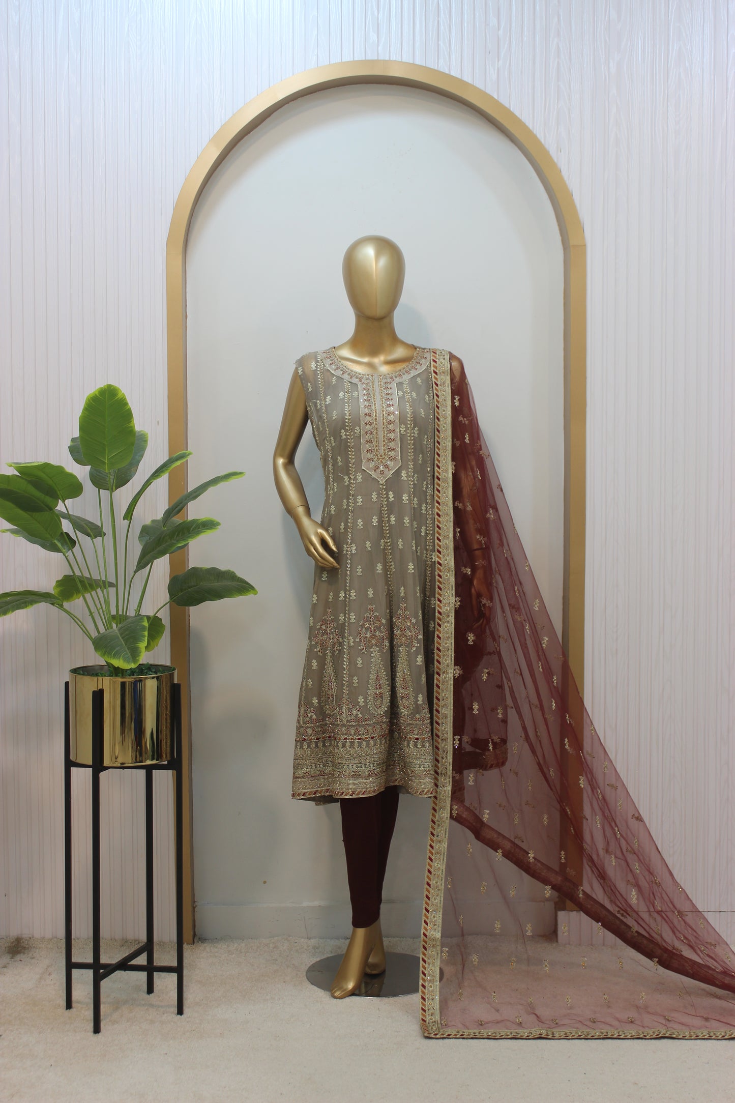 π Maria B Short Frock β 4PC Semi-Stitched π