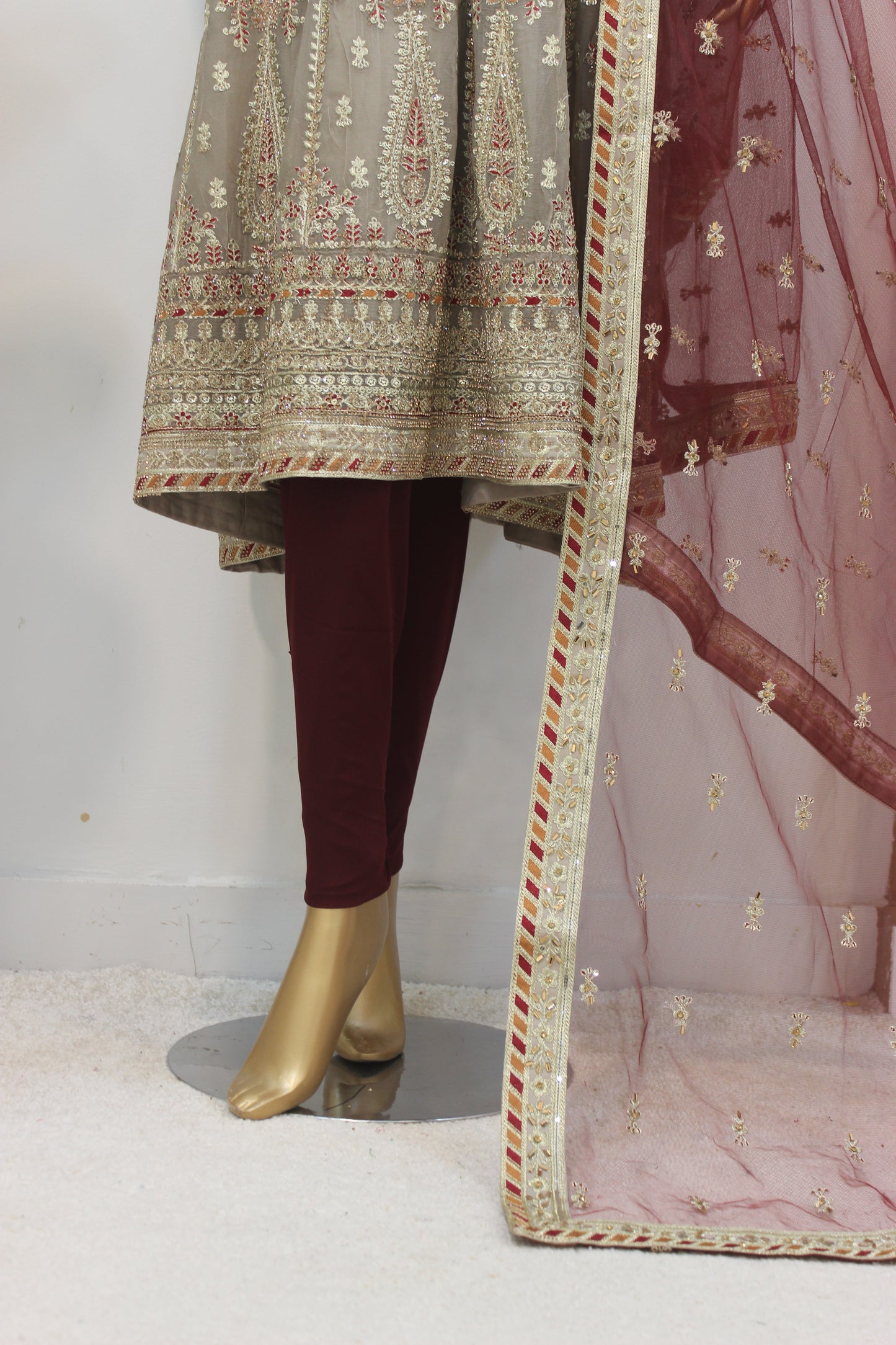 π Maria B Short Frock β 4PC Semi-Stitched π