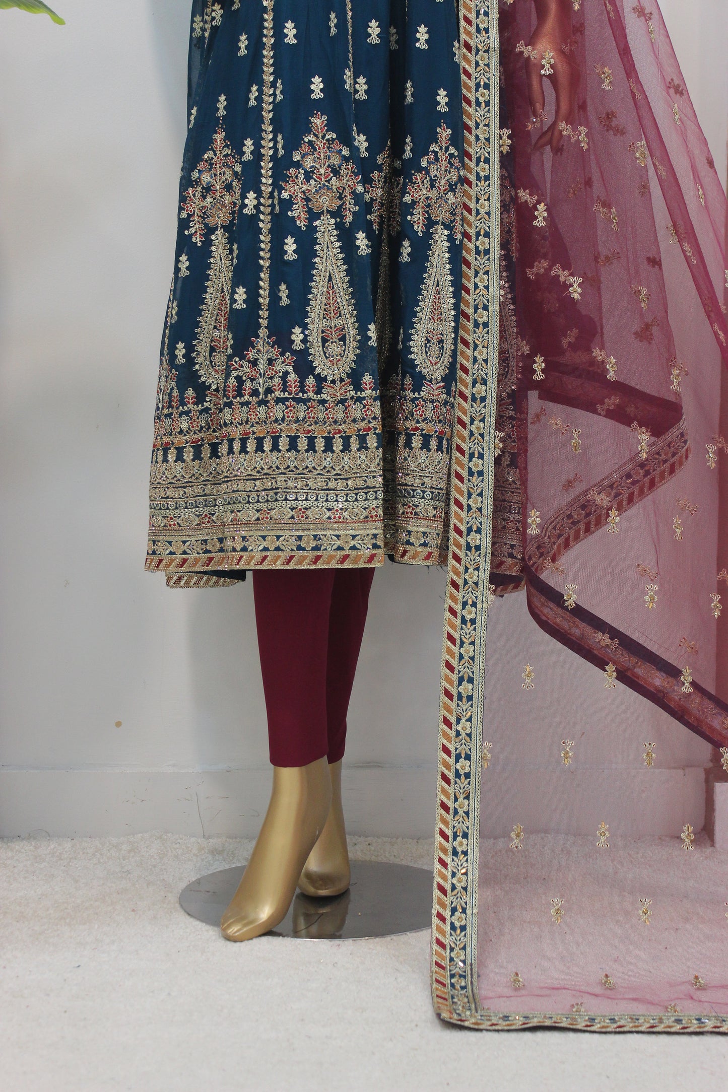 π Maria B Short Frock β 4PC Semi-Stitched π