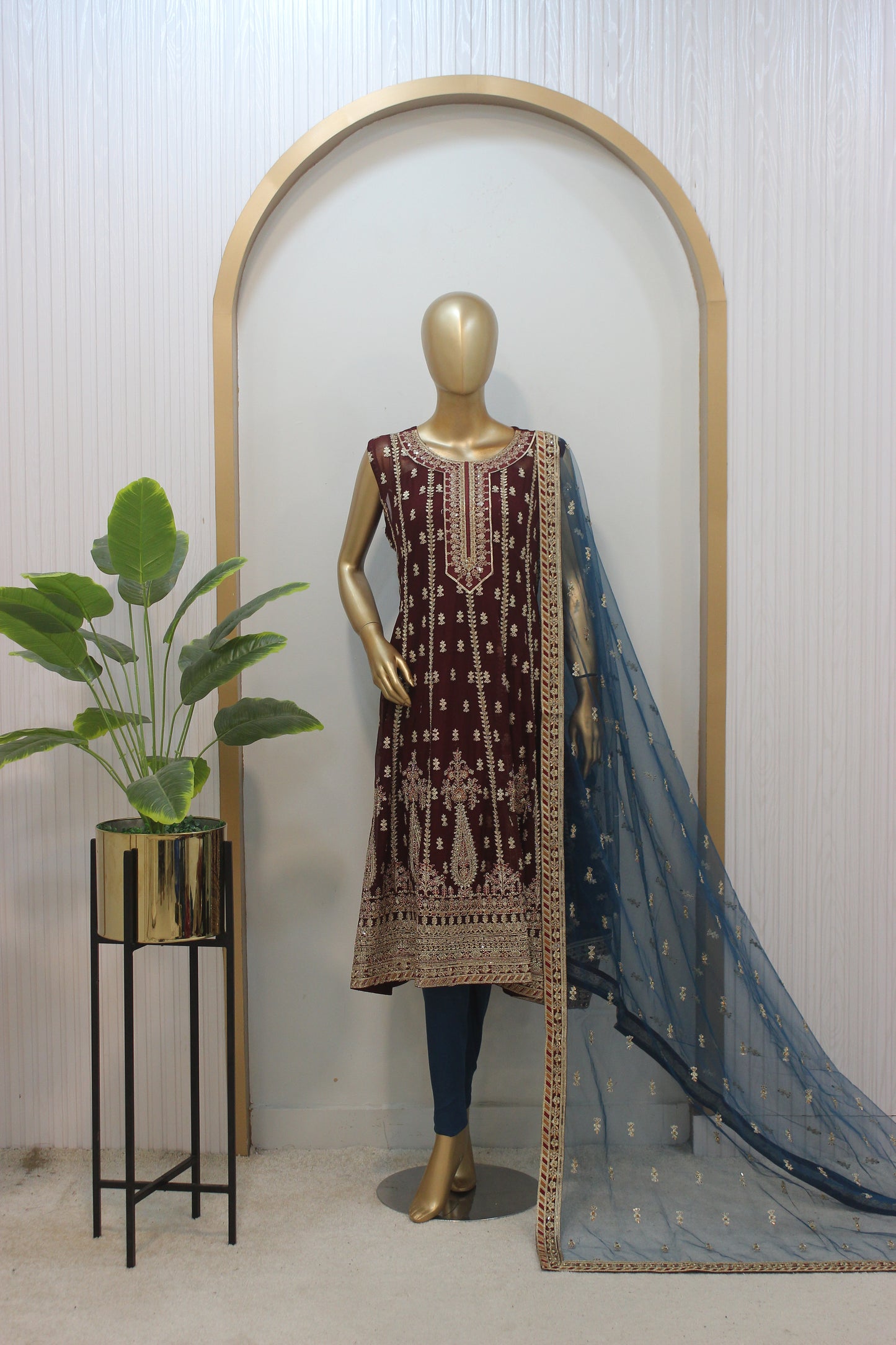 π Maria B Short Frock β 4PC Semi-Stitched π