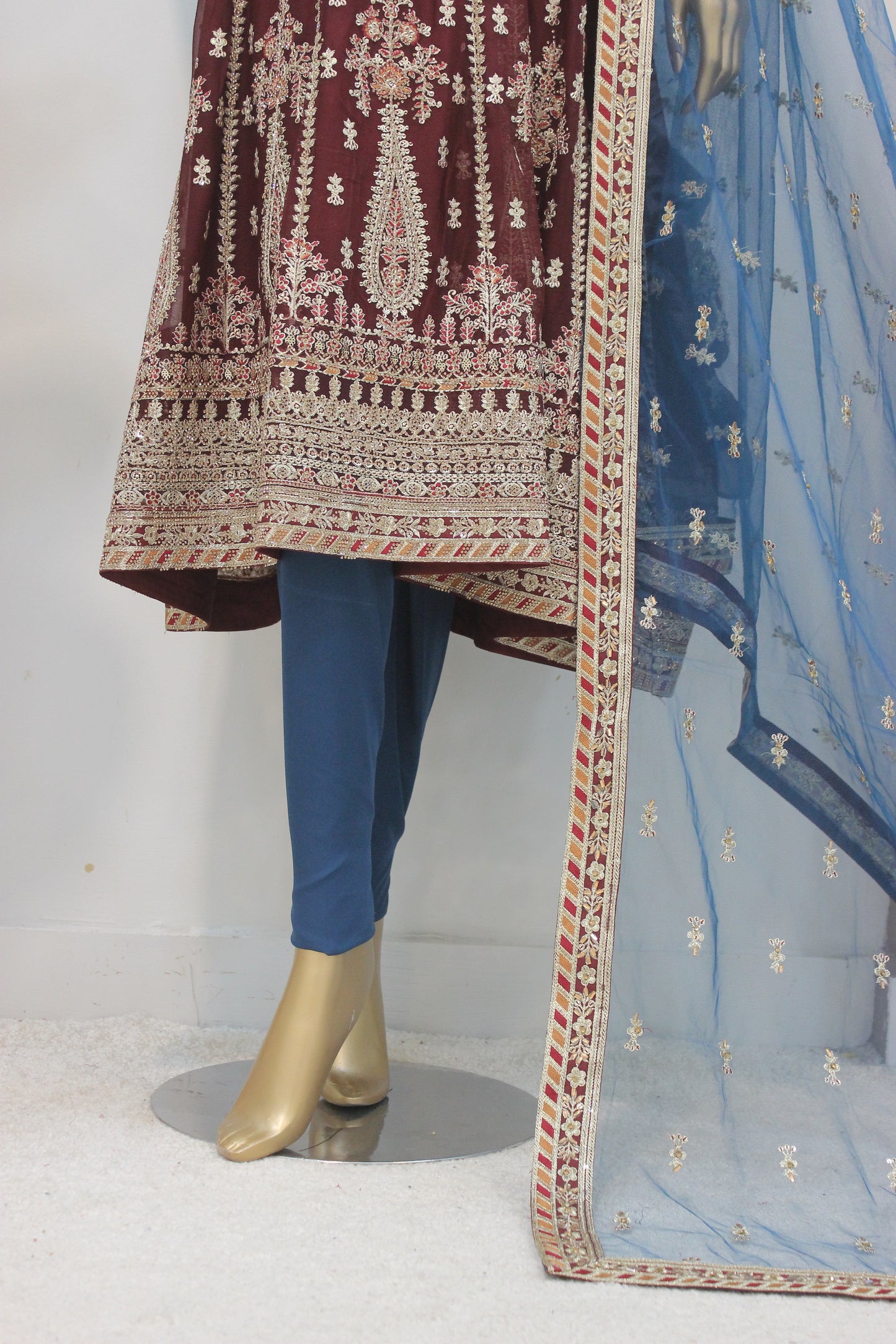 π Maria B Short Frock β 4PC Semi-Stitched π