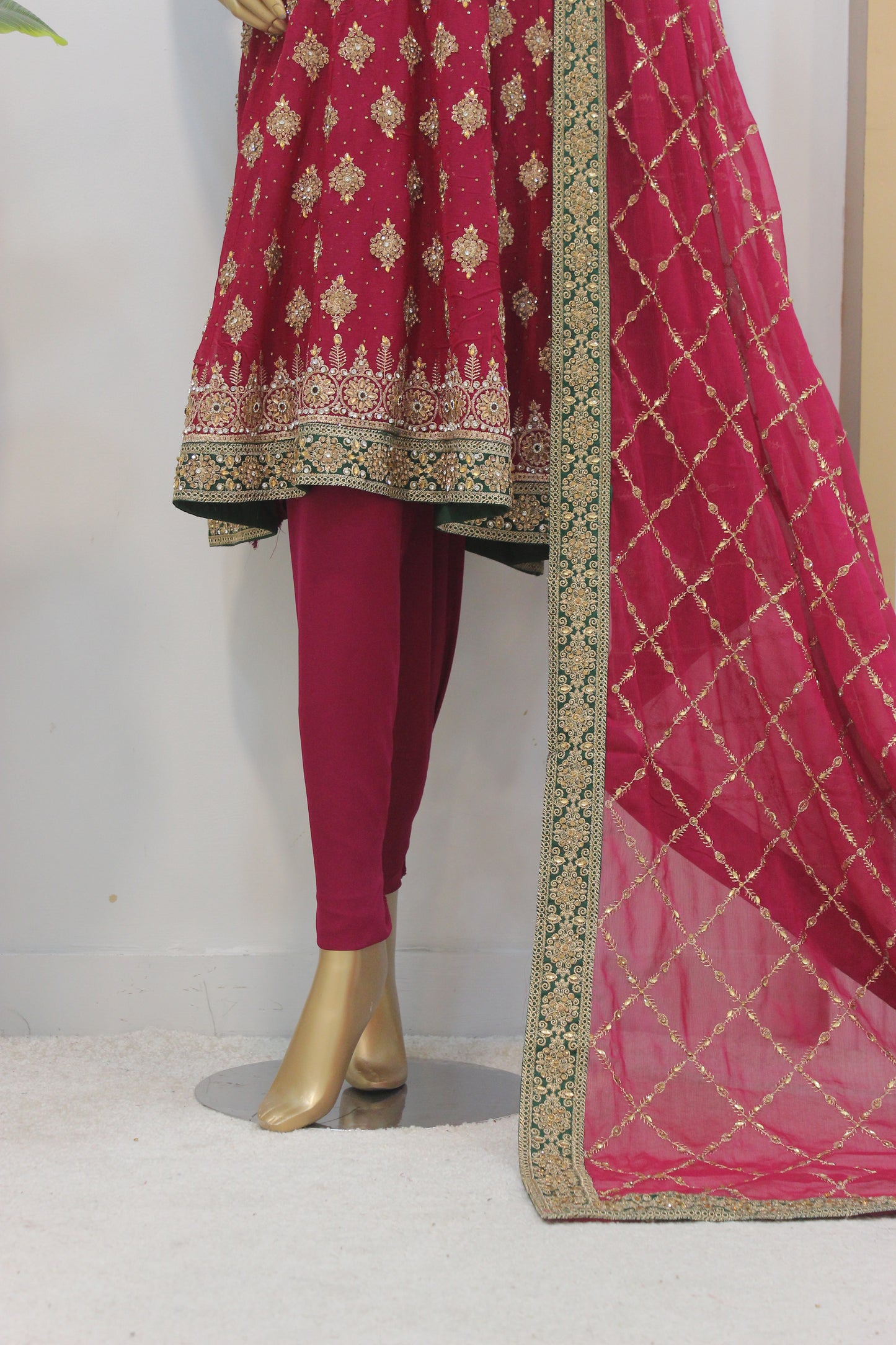 Square Short Frock – Semi-Stitched Elegance in Chiffon