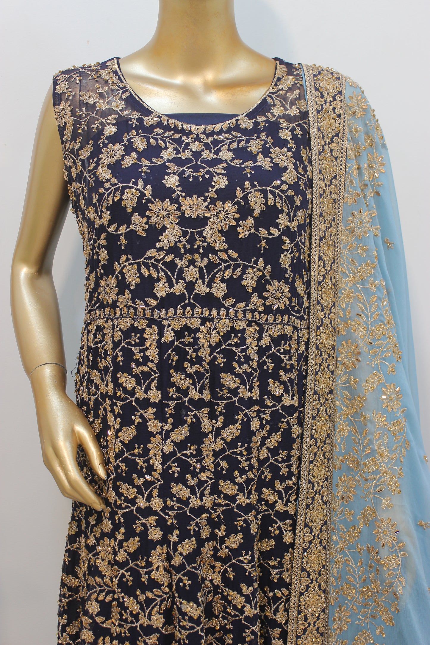 Jhankar Maxi ✨ Crinkle Chiffon Elegance