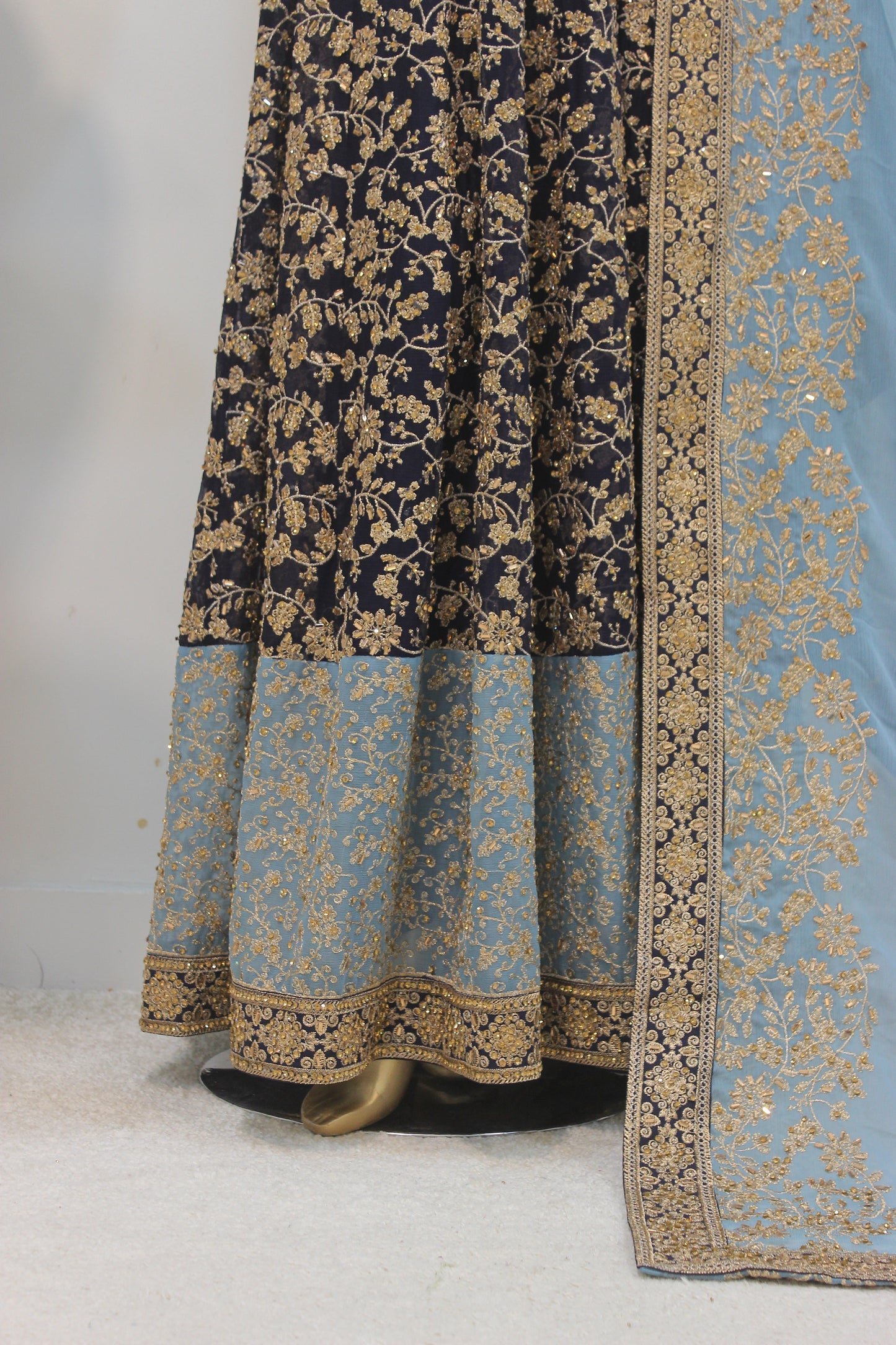 Jhankar Maxi ✨ Crinkle Chiffon Elegance