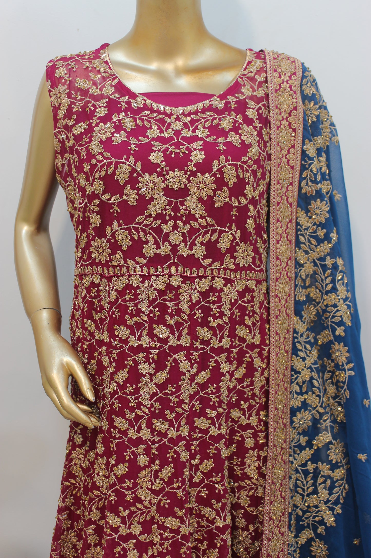 Jhankar Maxi ✨ Crinkle Chiffon Elegance