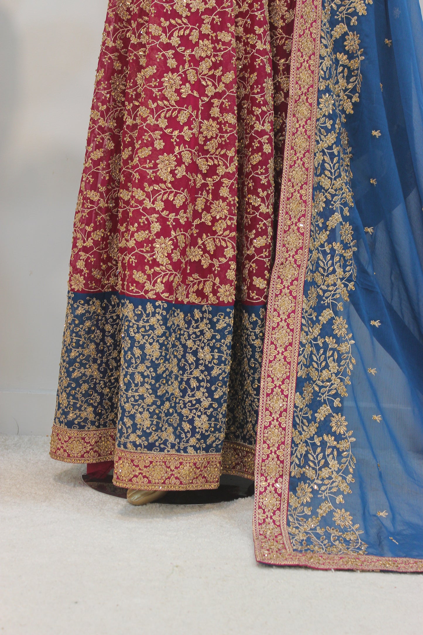 Jhankar Maxi ✨ Crinkle Chiffon Elegance