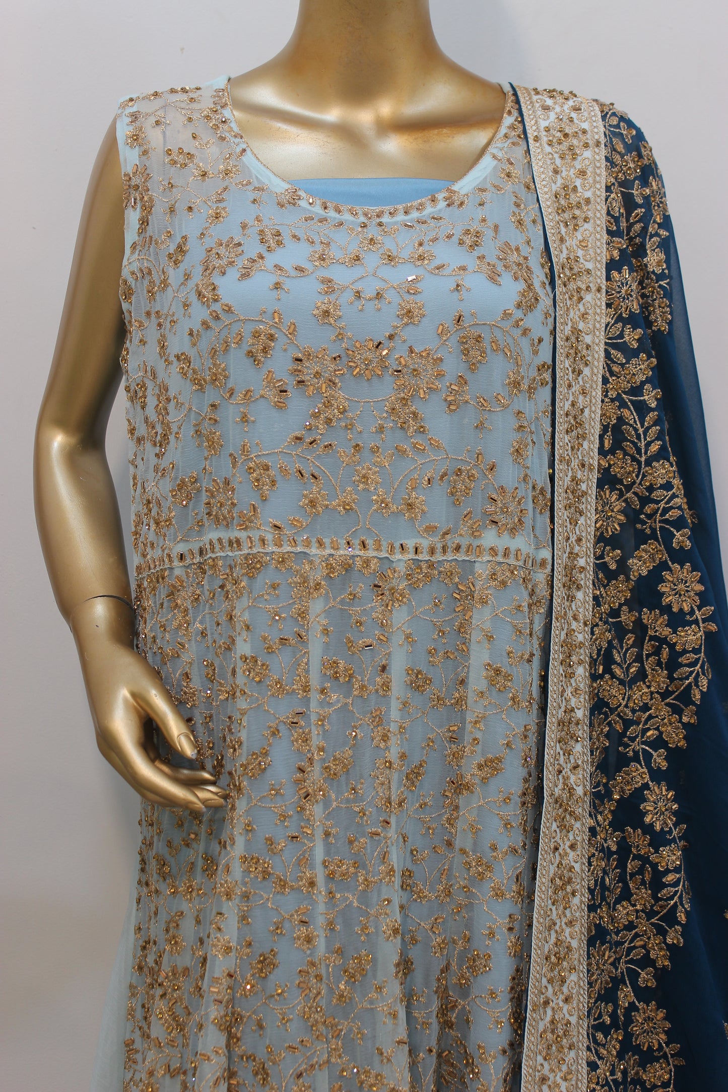 Jhankar Maxi ✨ Crinkle Chiffon Elegance