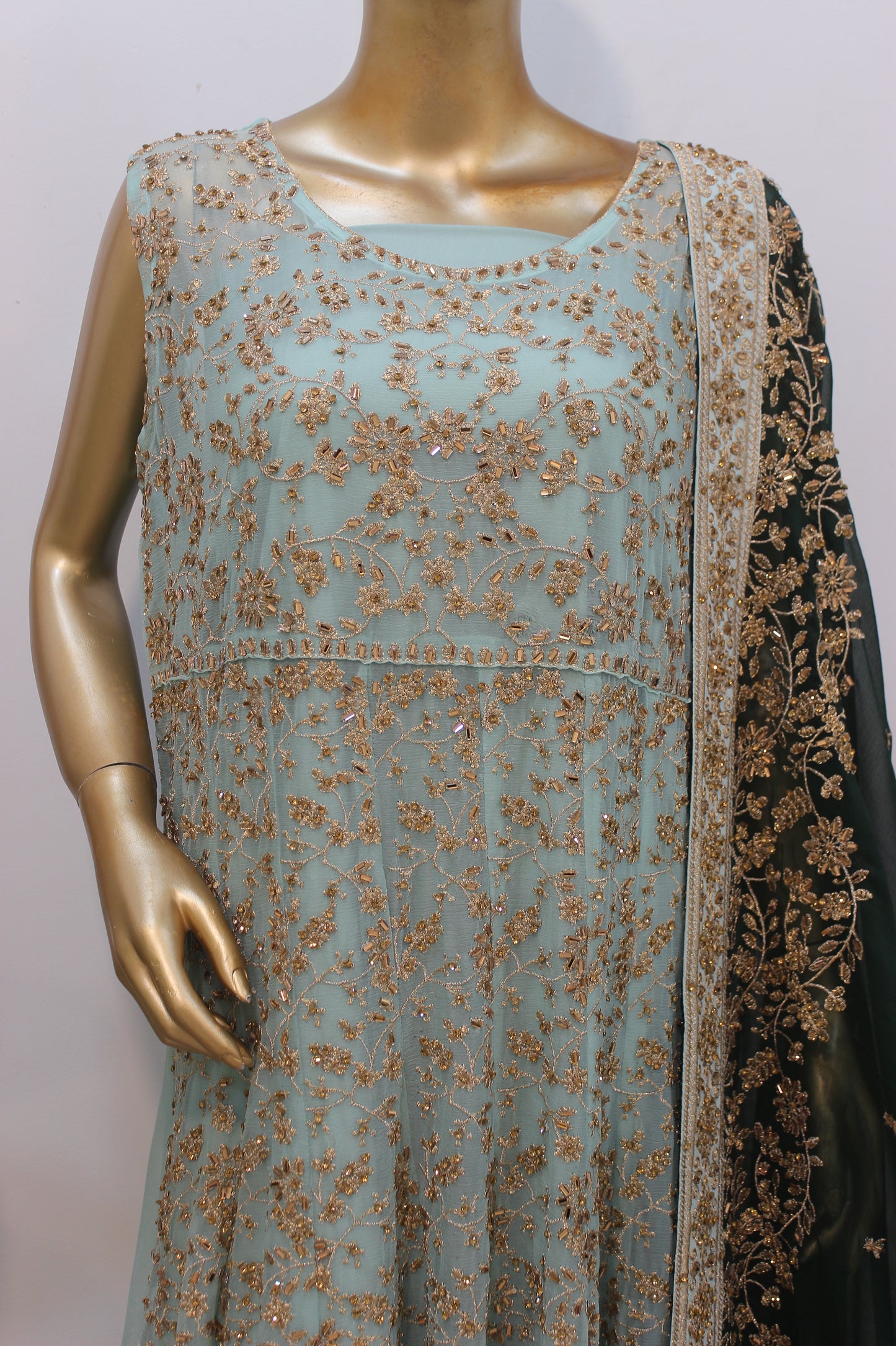 Jhankar Maxi ✨ Crinkle Chiffon Elegance