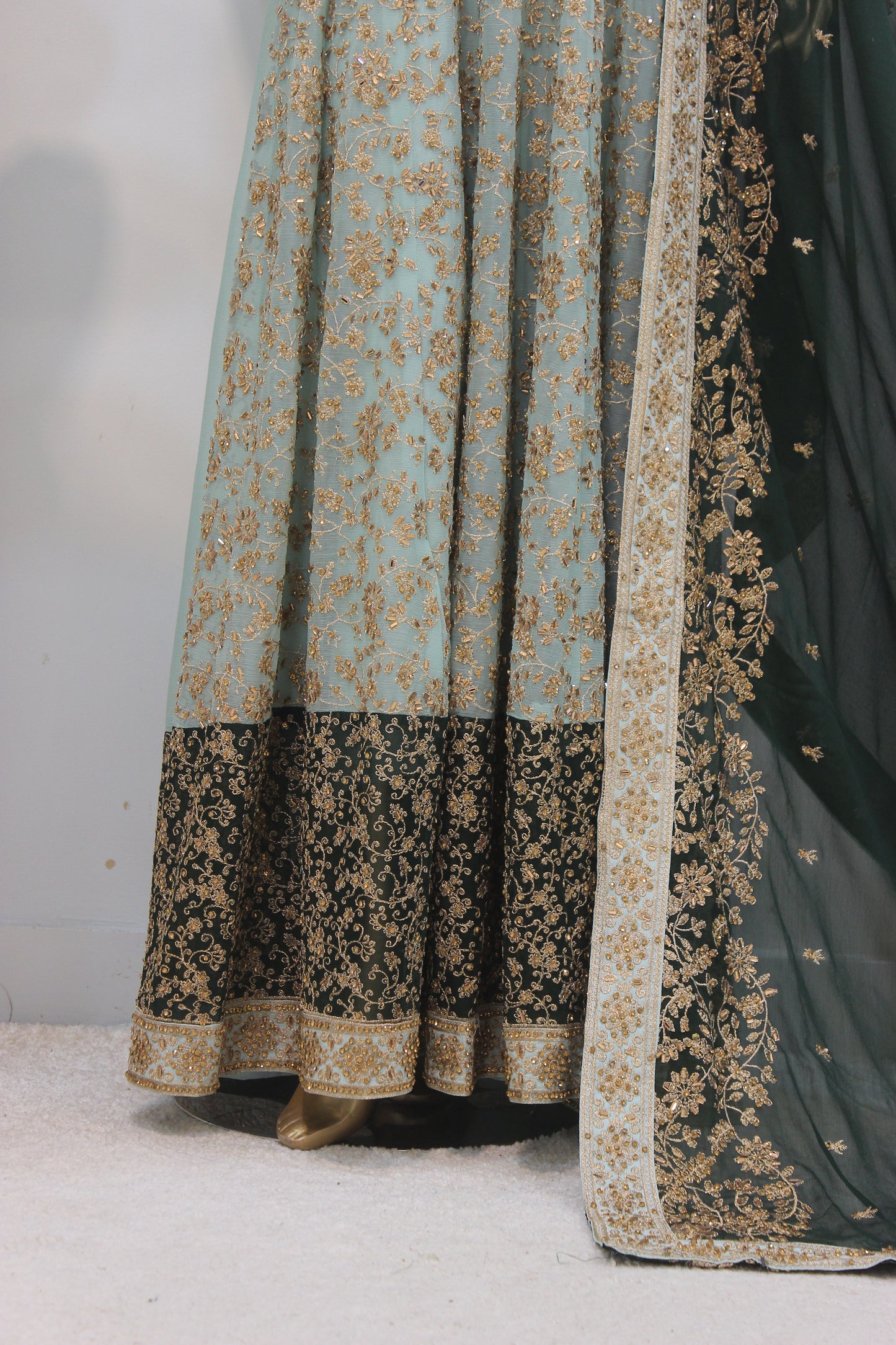 Jhankar Maxi ✨ Crinkle Chiffon Elegance