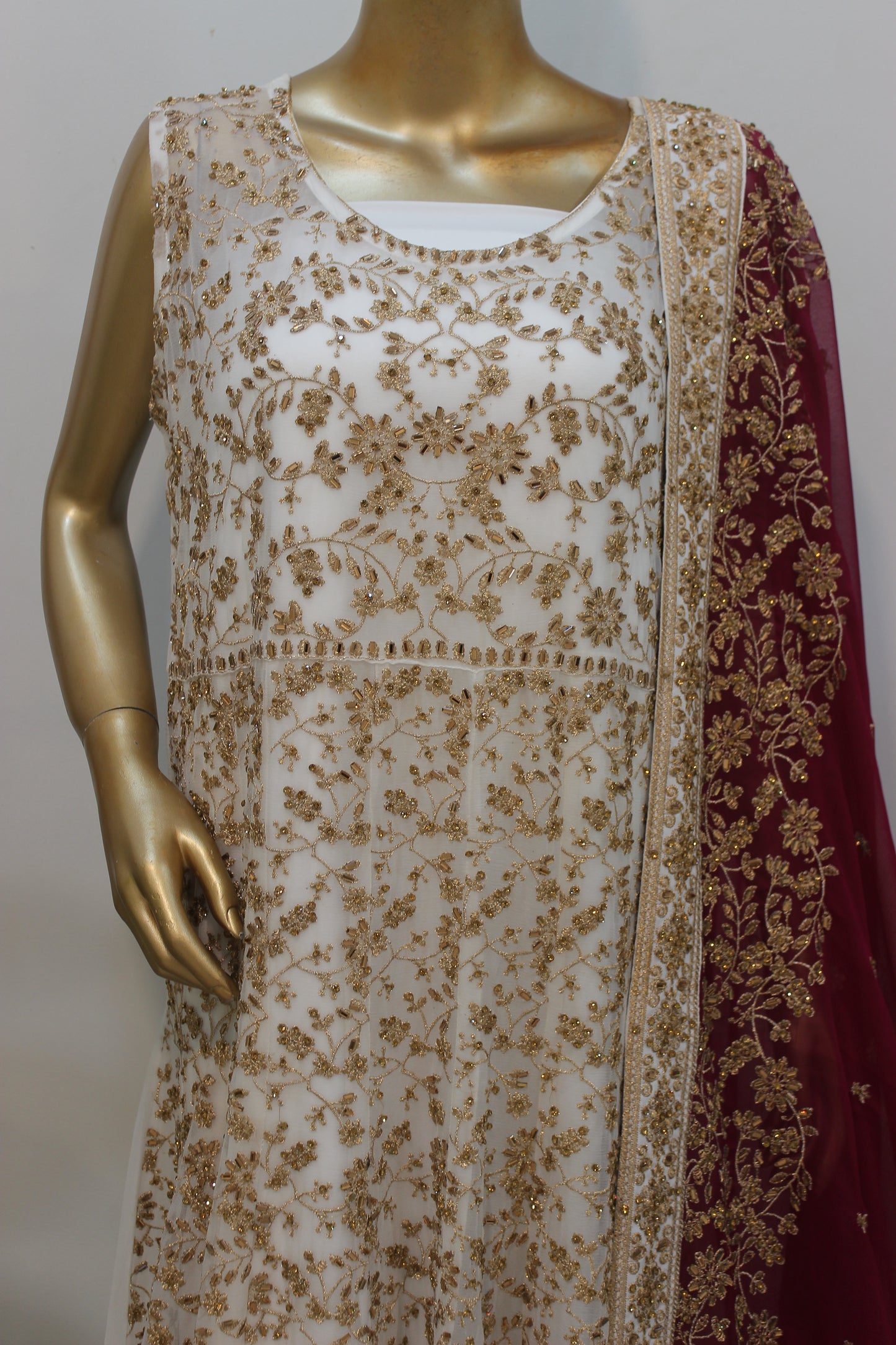 Jhankar Maxi ✨ Crinkle Chiffon Elegance
