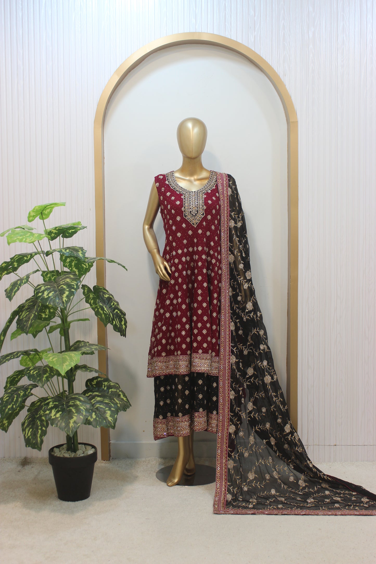 ✨ Double Step Frock – Premium 3PC Set ✨