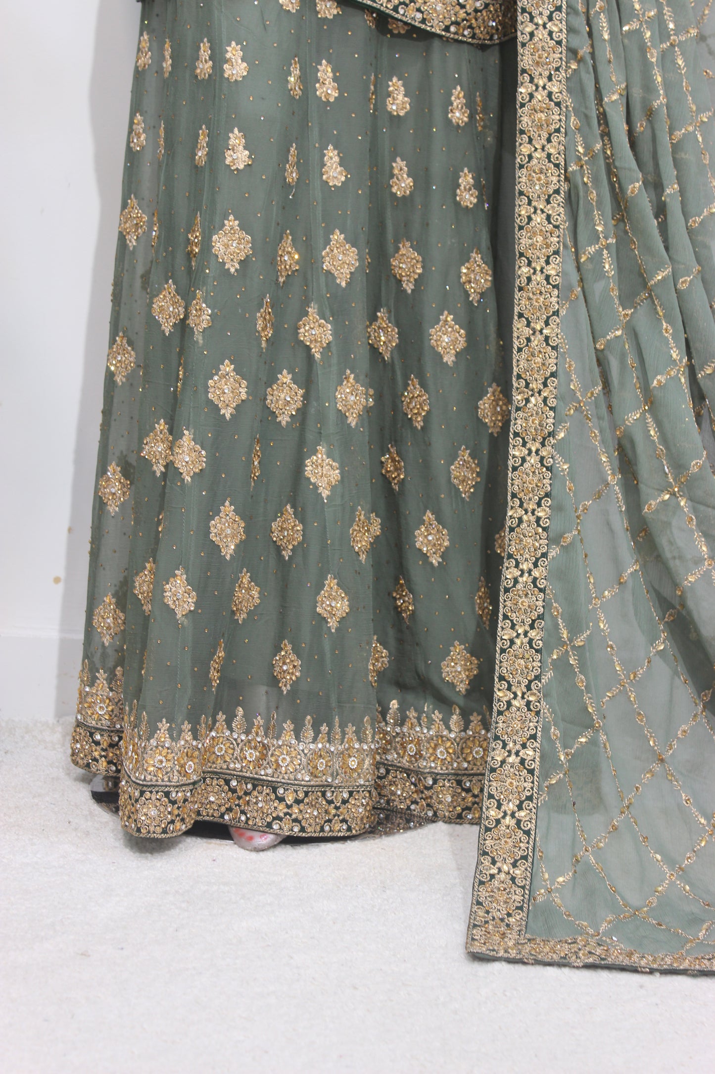 šø Square Lehenga ā Luxury Semi-Stitched