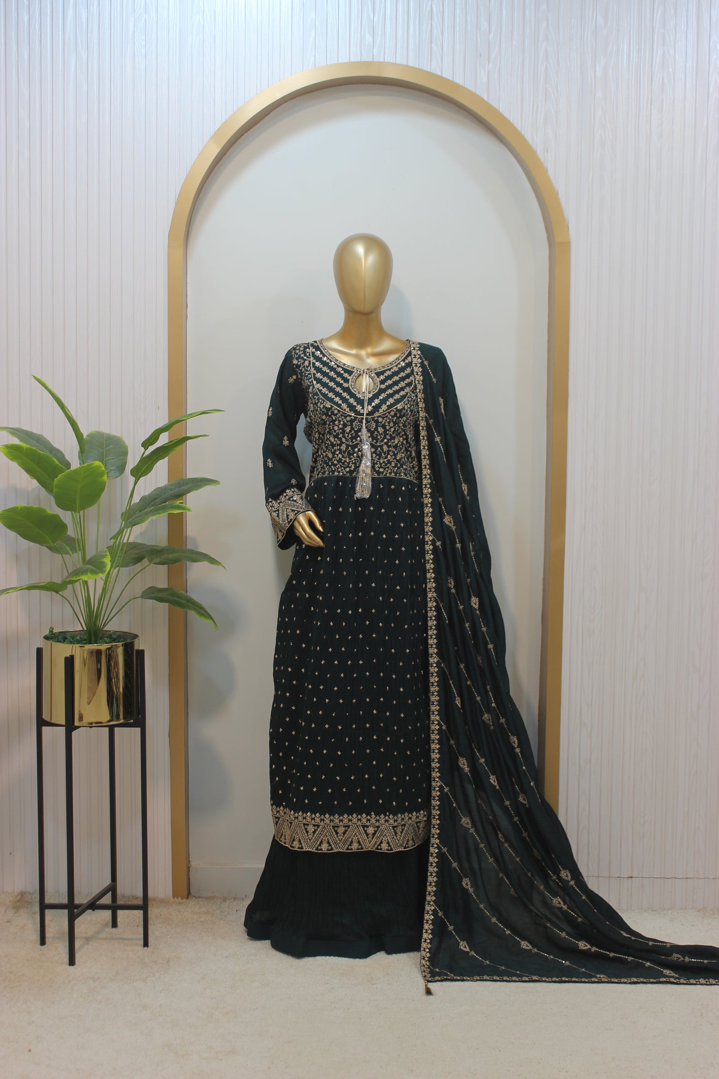 ✨ Chun Patti Lehenga – Signature Elegance in Raw Silk