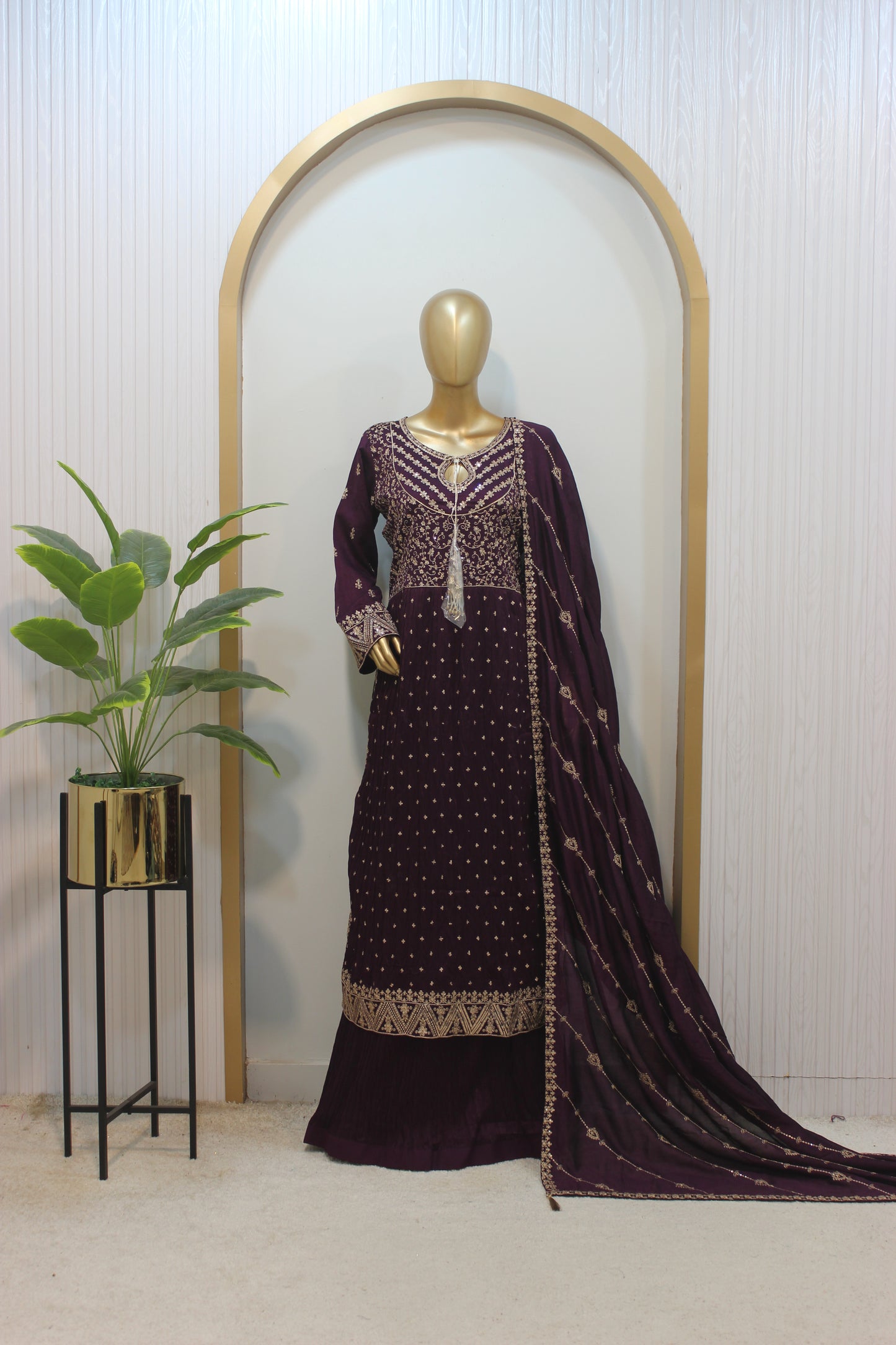 ✨ Chun Patti Lehenga – Signature Elegance in Raw Silk