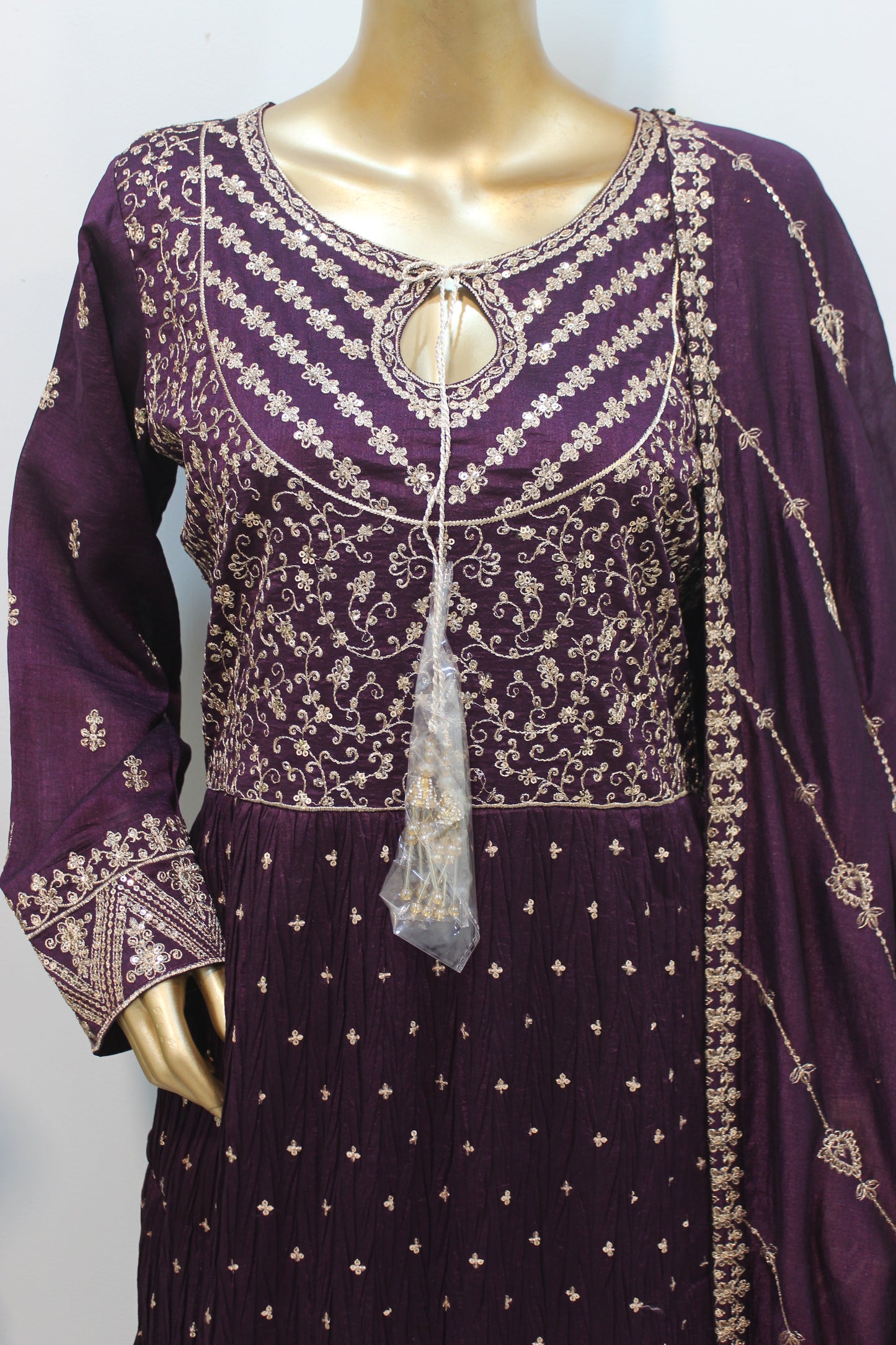 ✨ Chun Patti Lehenga – Signature Elegance in Raw Silk