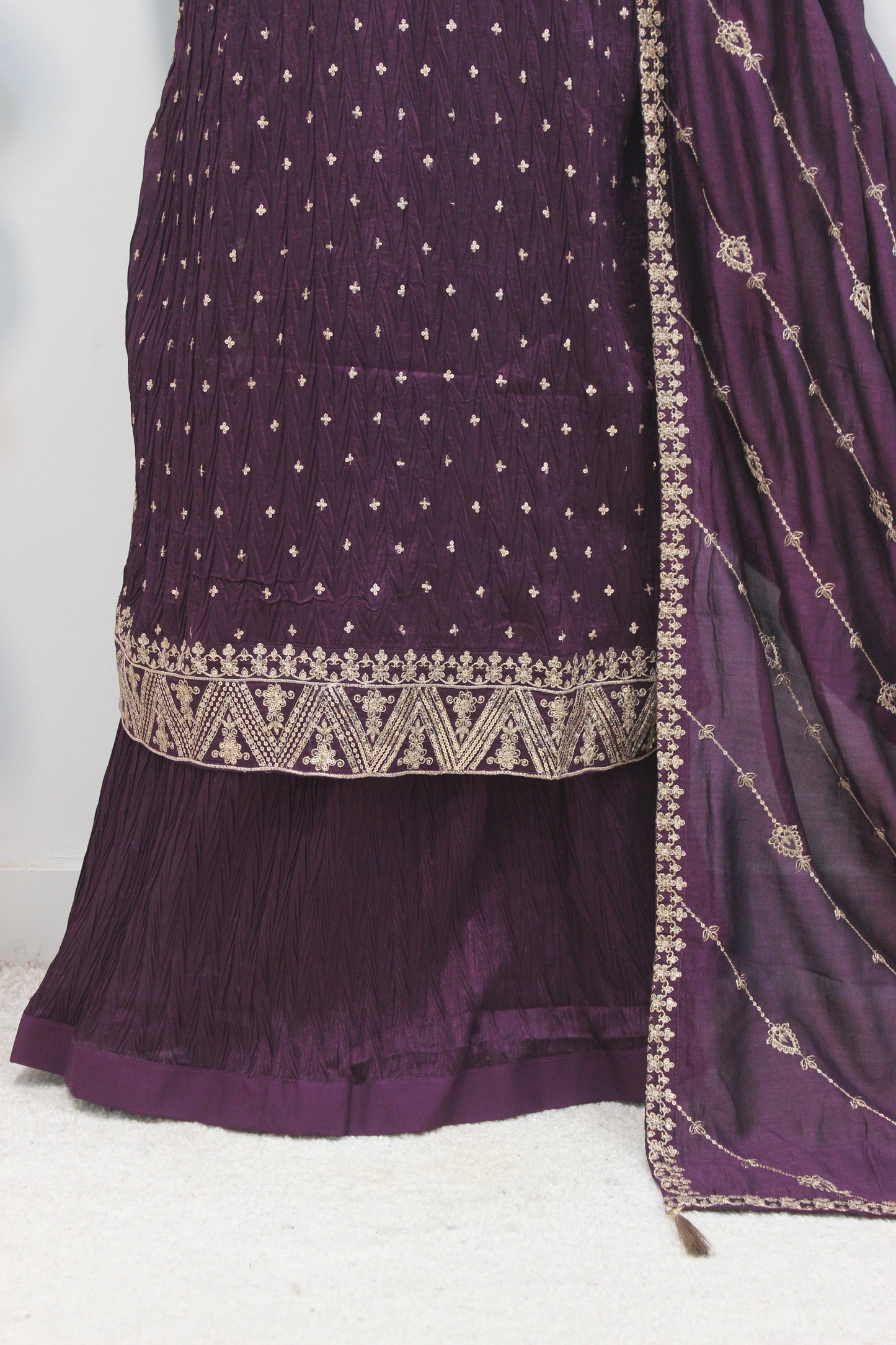 ✨ Chun Patti Lehenga – Signature Elegance in Raw Silk