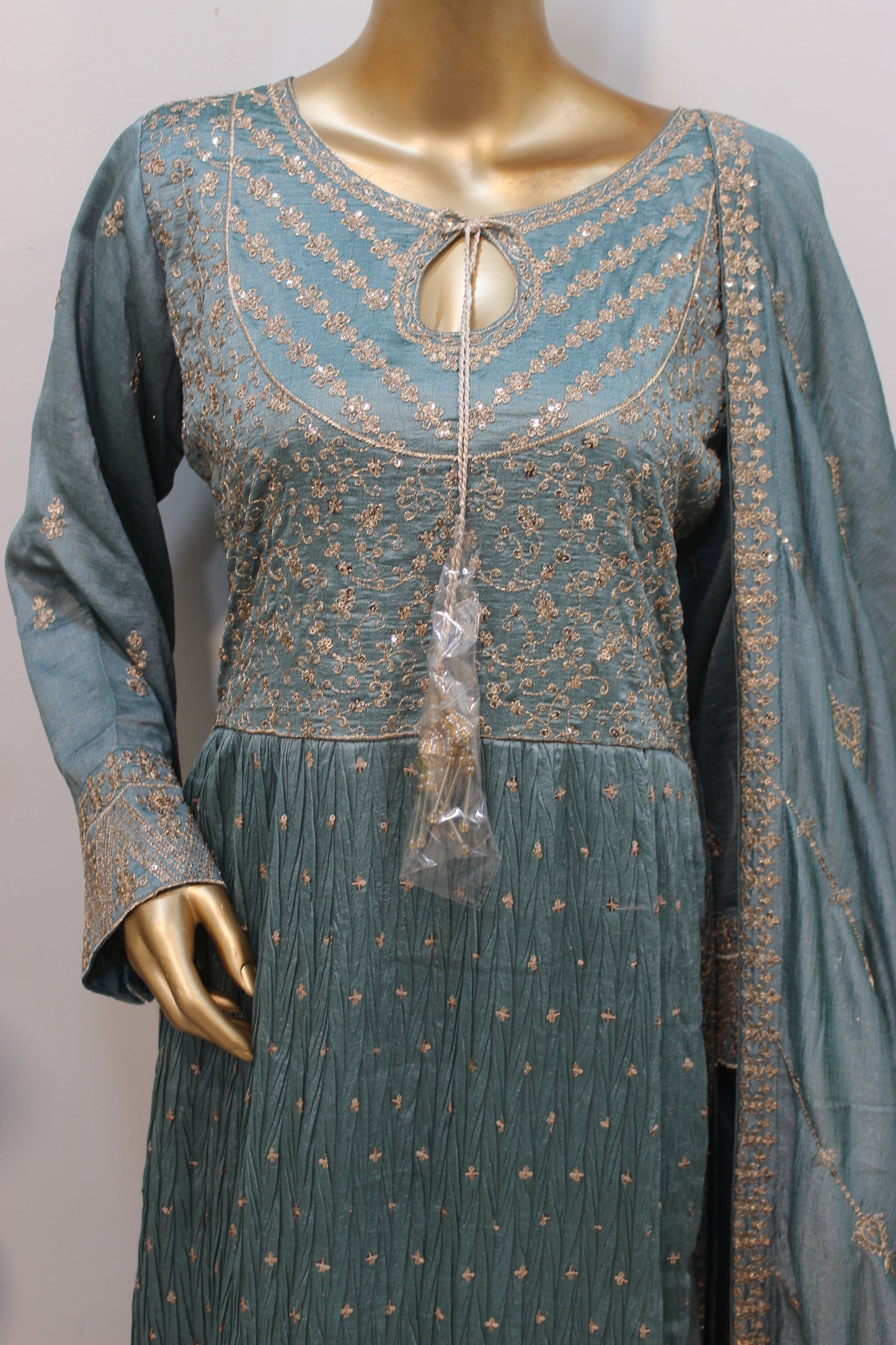 ✨ Chun Patti Lehenga – Signature Elegance in Raw Silk