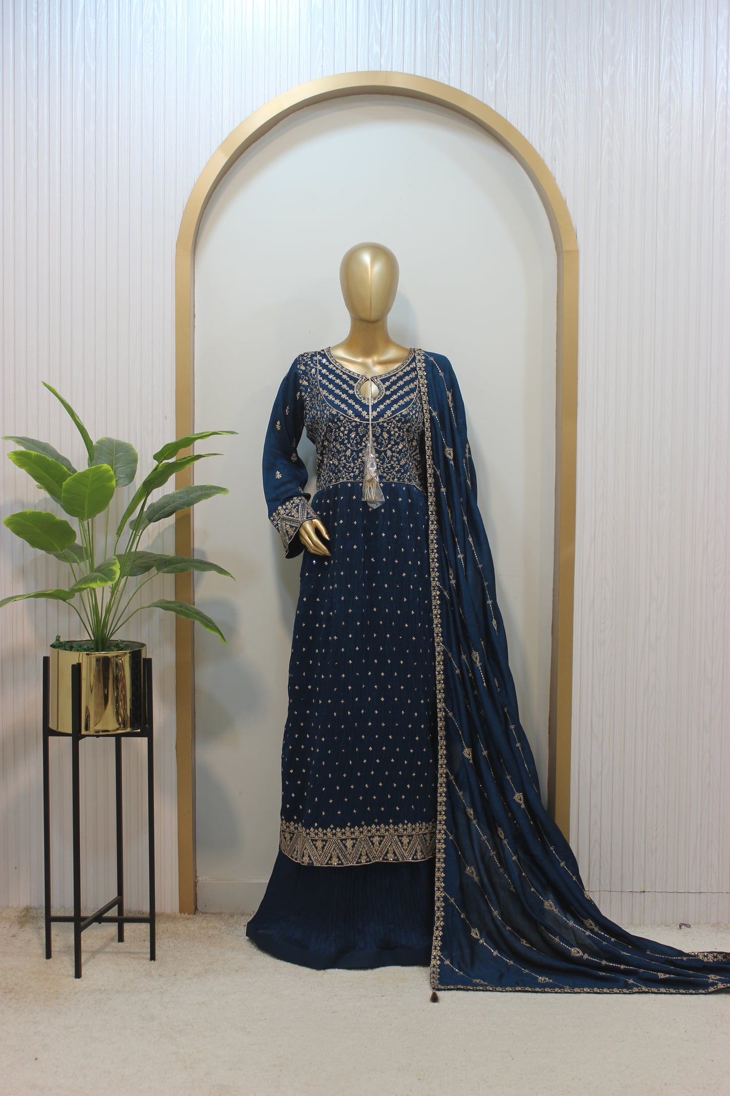 ✨ Chun Patti Lehenga – Signature Elegance in Raw Silk