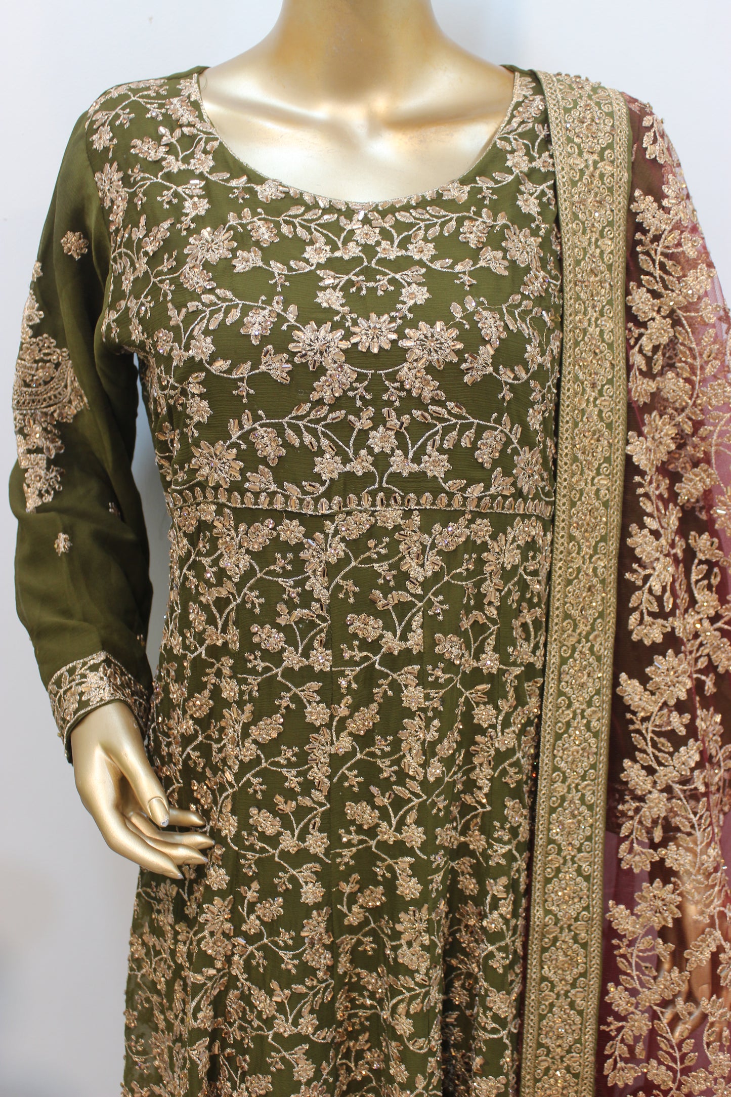 Jhankar Maxi ✨ Crinkle Chiffon Elegance