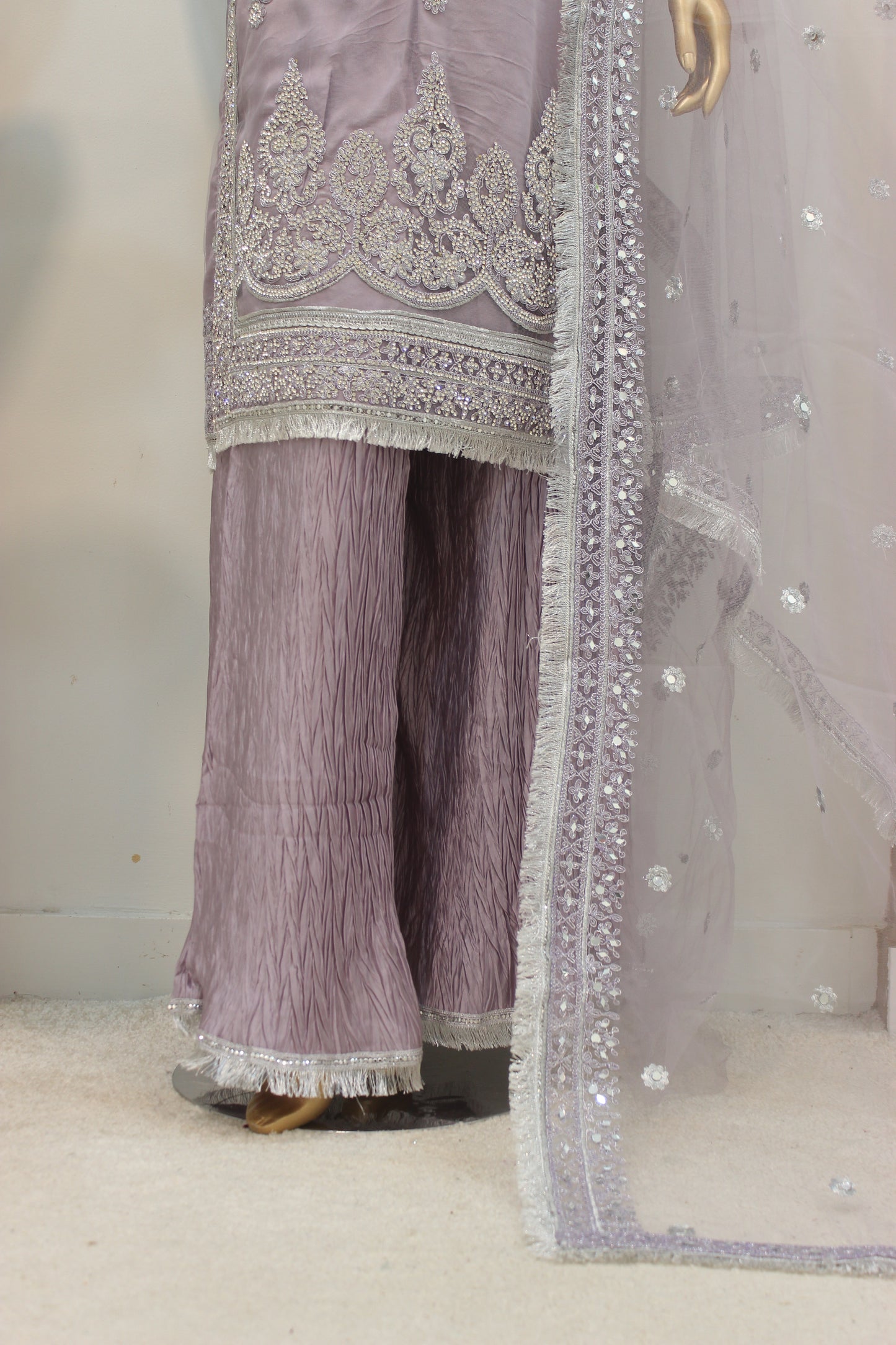 ✨ Hijar Plazo – 3PC Stitched