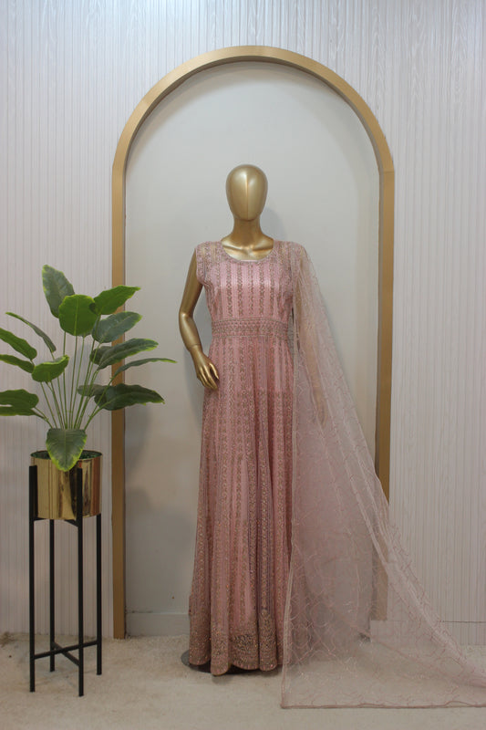 ✨ Chamkeli Long – Semi-Stitched Luxury Set ✨