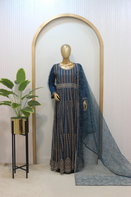 ✨ Chamkeli Long – Stitched Luxury Set ✨