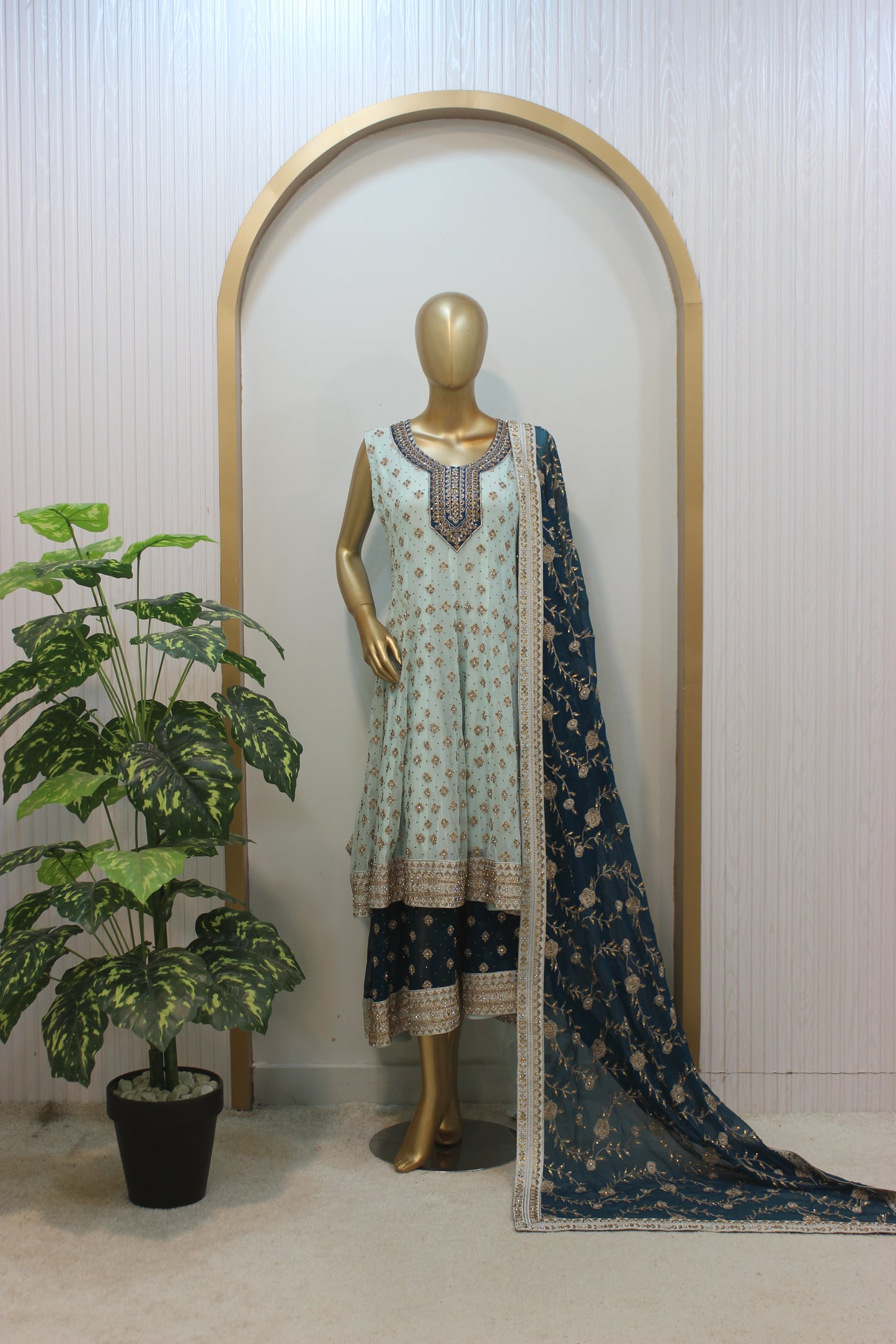 ✨ Double Step Frock – Premium 3PC Set ✨