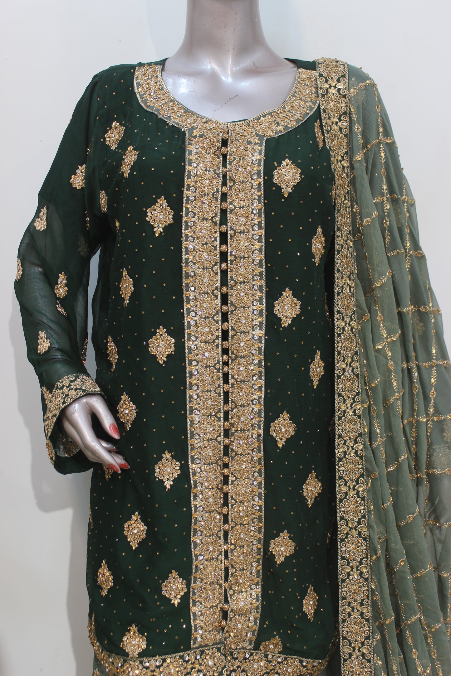 🌸 Square Lehenga – Luxury Semi-Stitched