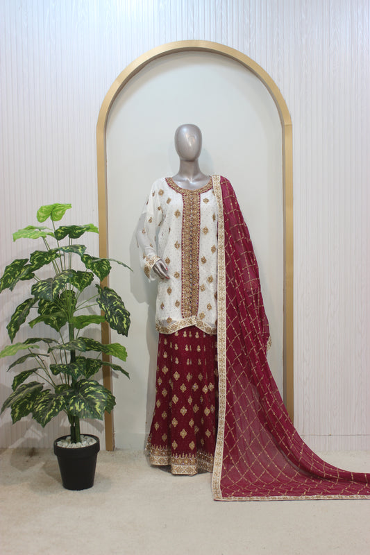 🌸 Square Lehenga – Luxury Semi-Stitched