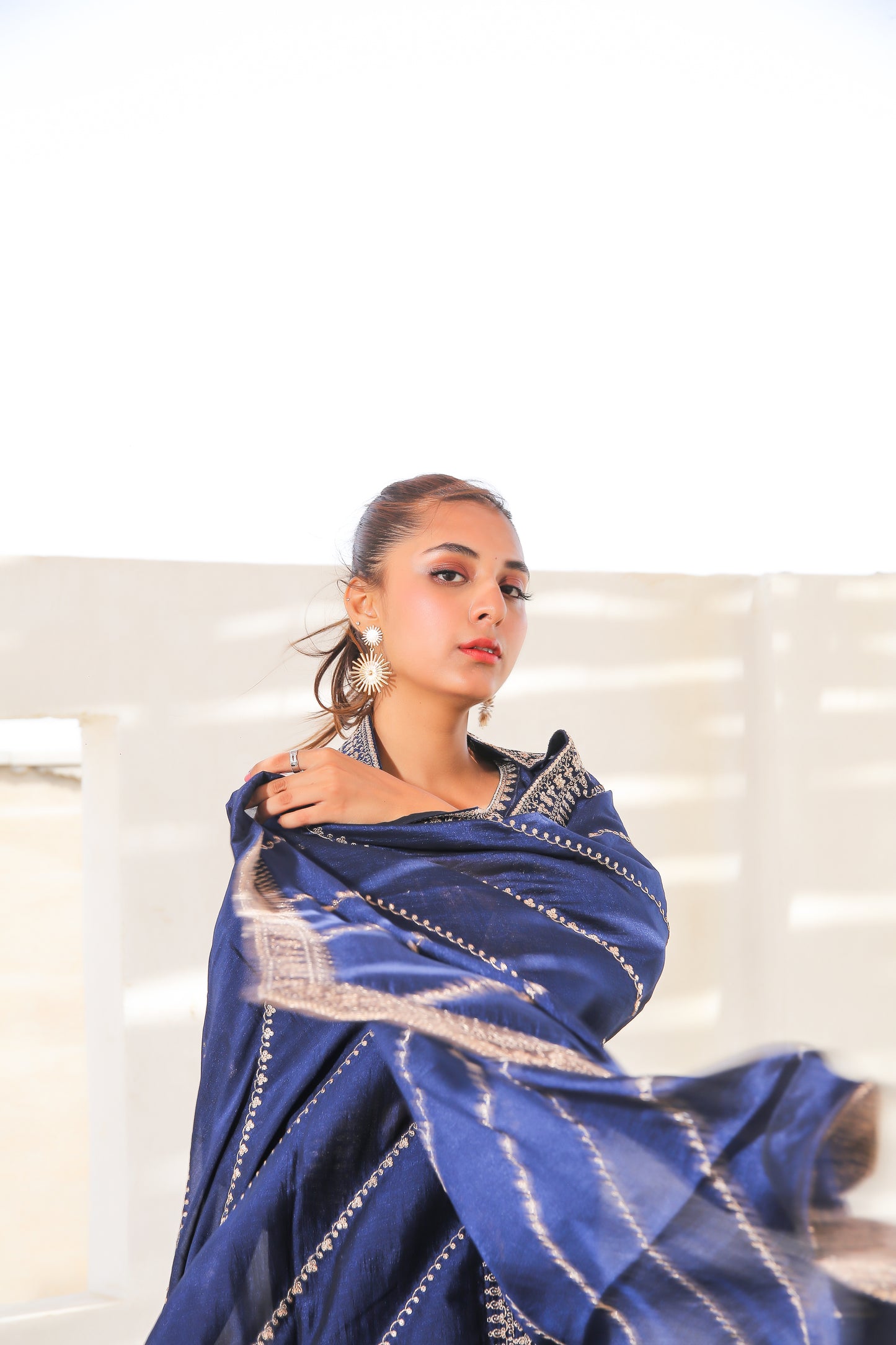 ✨ ID Maxi – 3PC Luxury Stitched Outfit on Imported Rawsilk ✨